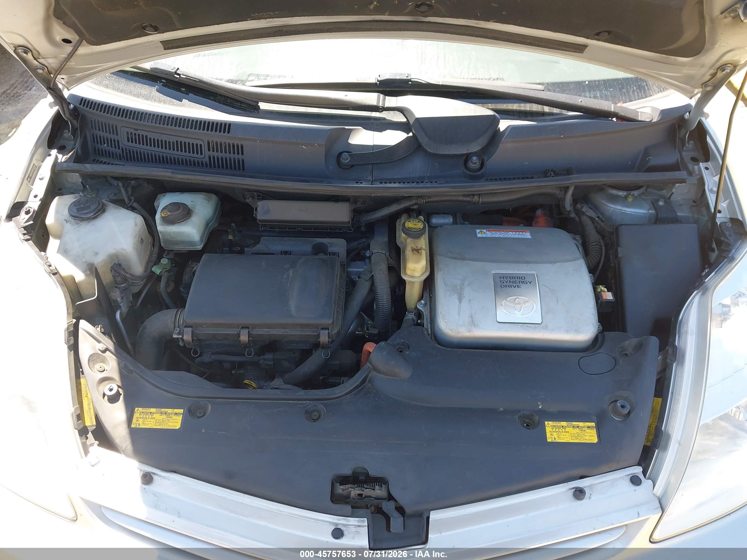 2005 Toyota Prius   Silver vin: JTDKB20U850123991