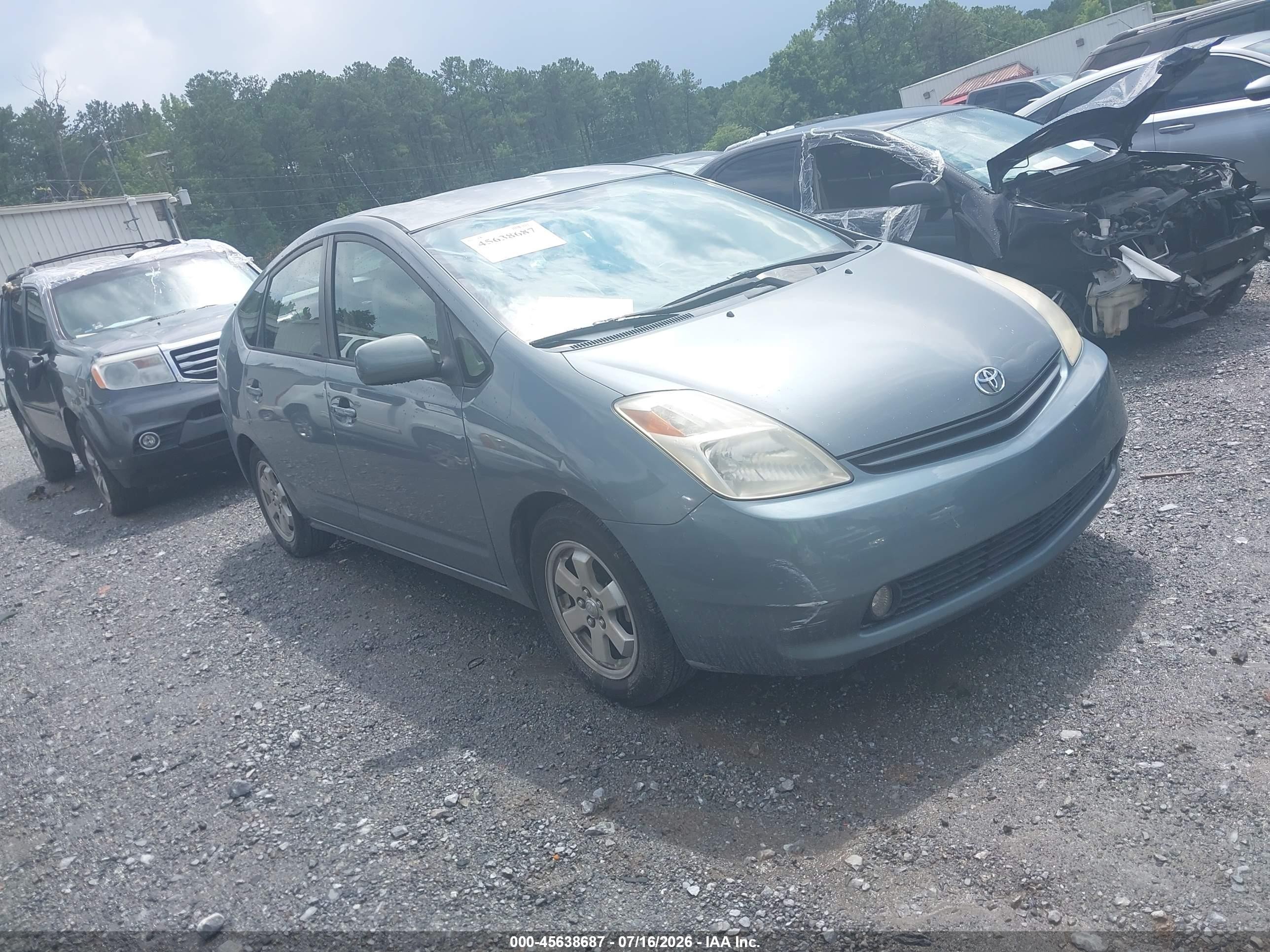 2005 Toyota Prius   Gray vin: JTDKB20U853020004