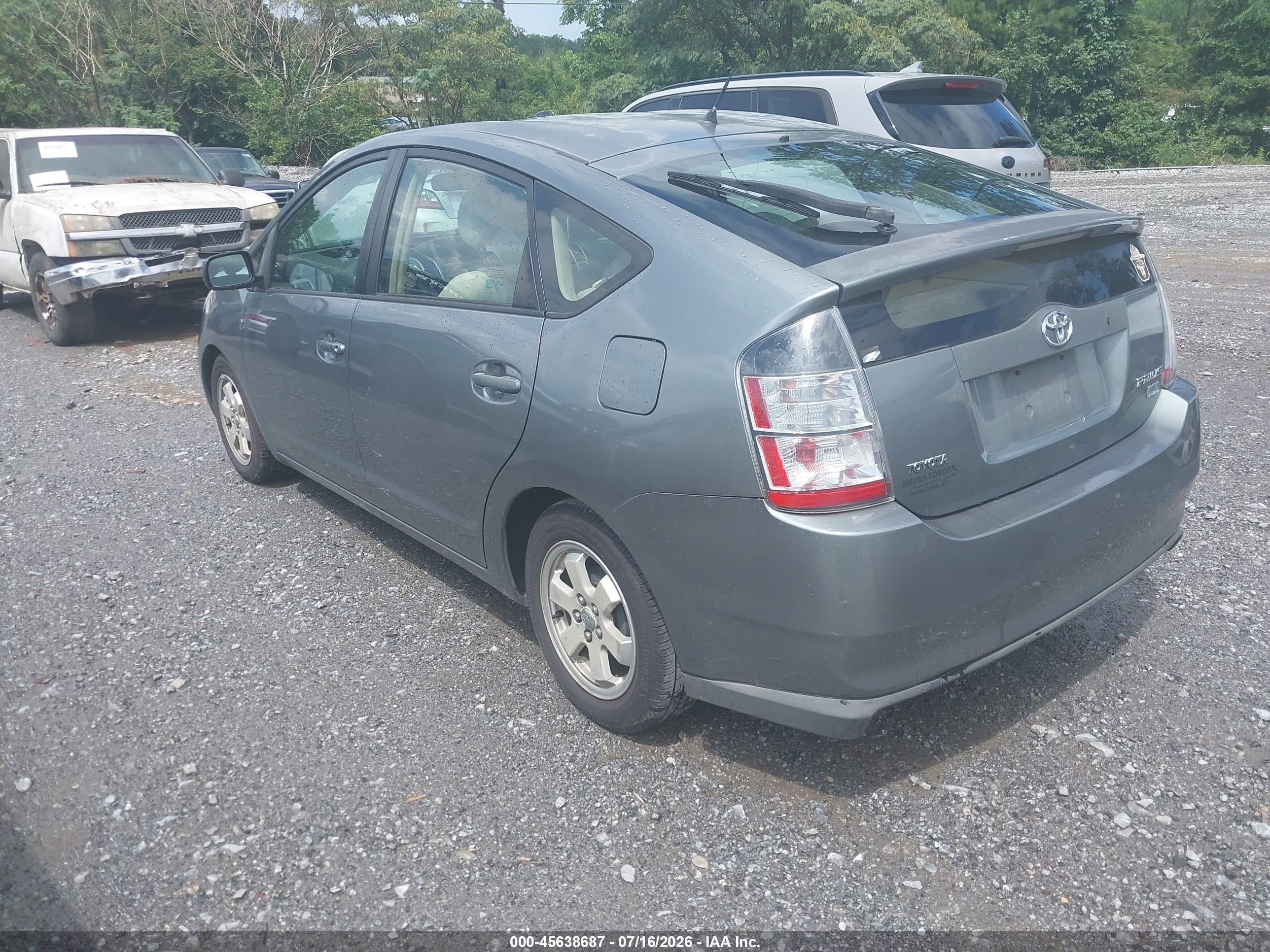 2005 Toyota Prius   Gray vin: JTDKB20U853020004