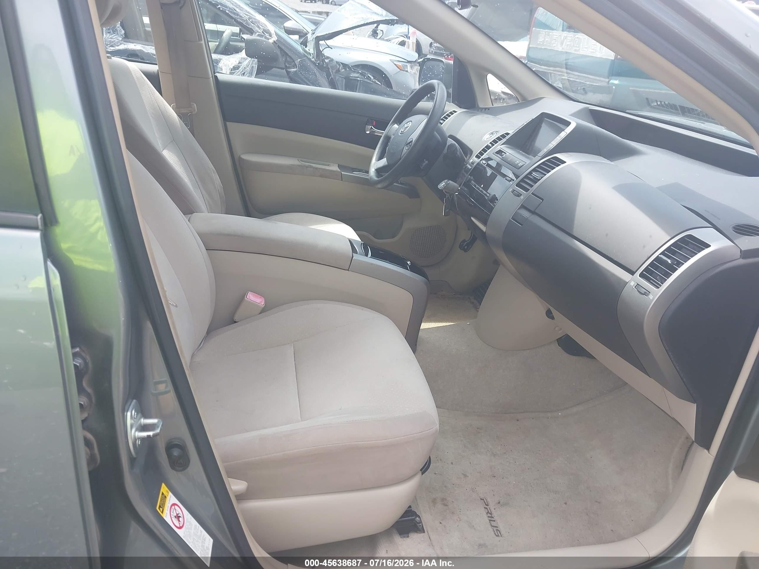 2005 Toyota Prius   Gray vin: JTDKB20U853020004