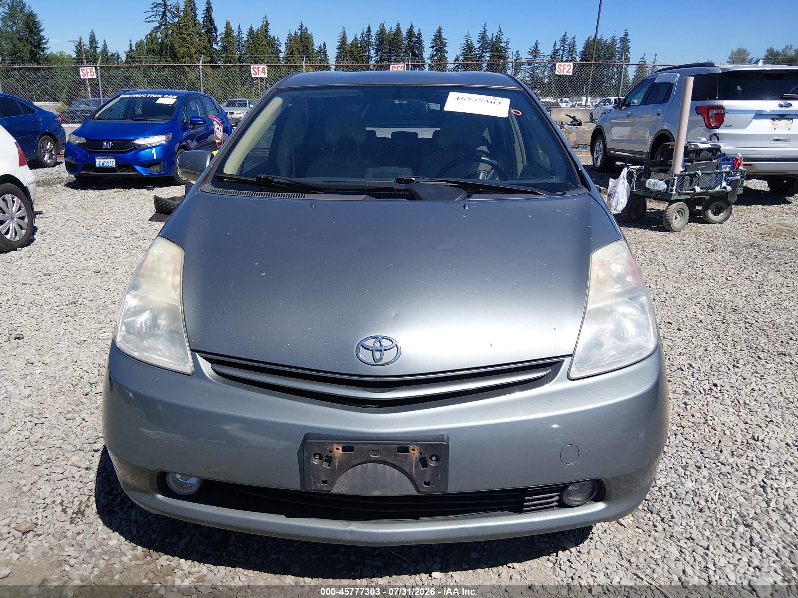 2005 Toyota Prius   Gray vin: JTDKB20U853025901