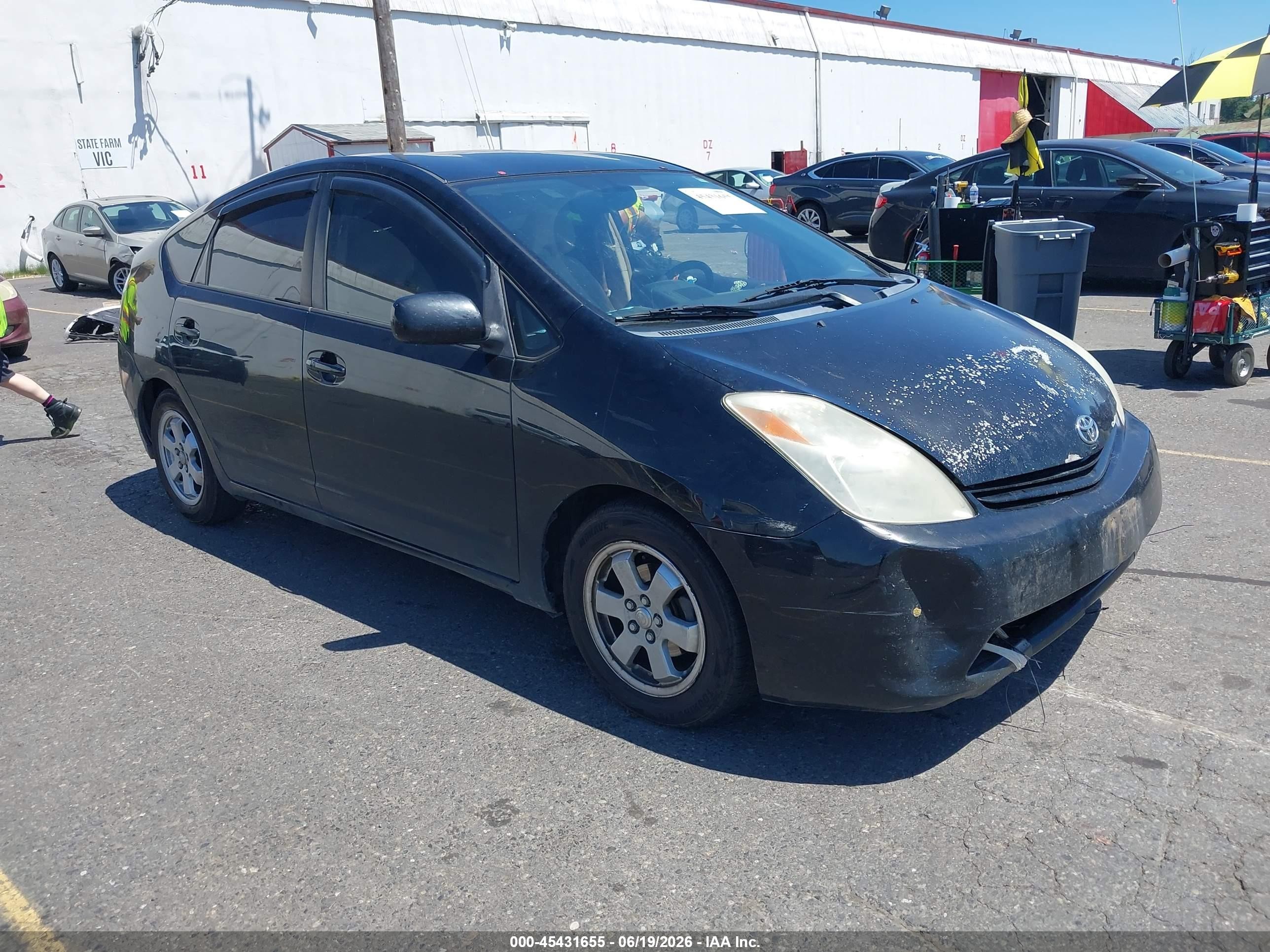 2005 Toyota Prius   Black vin: JTDKB20U853028071