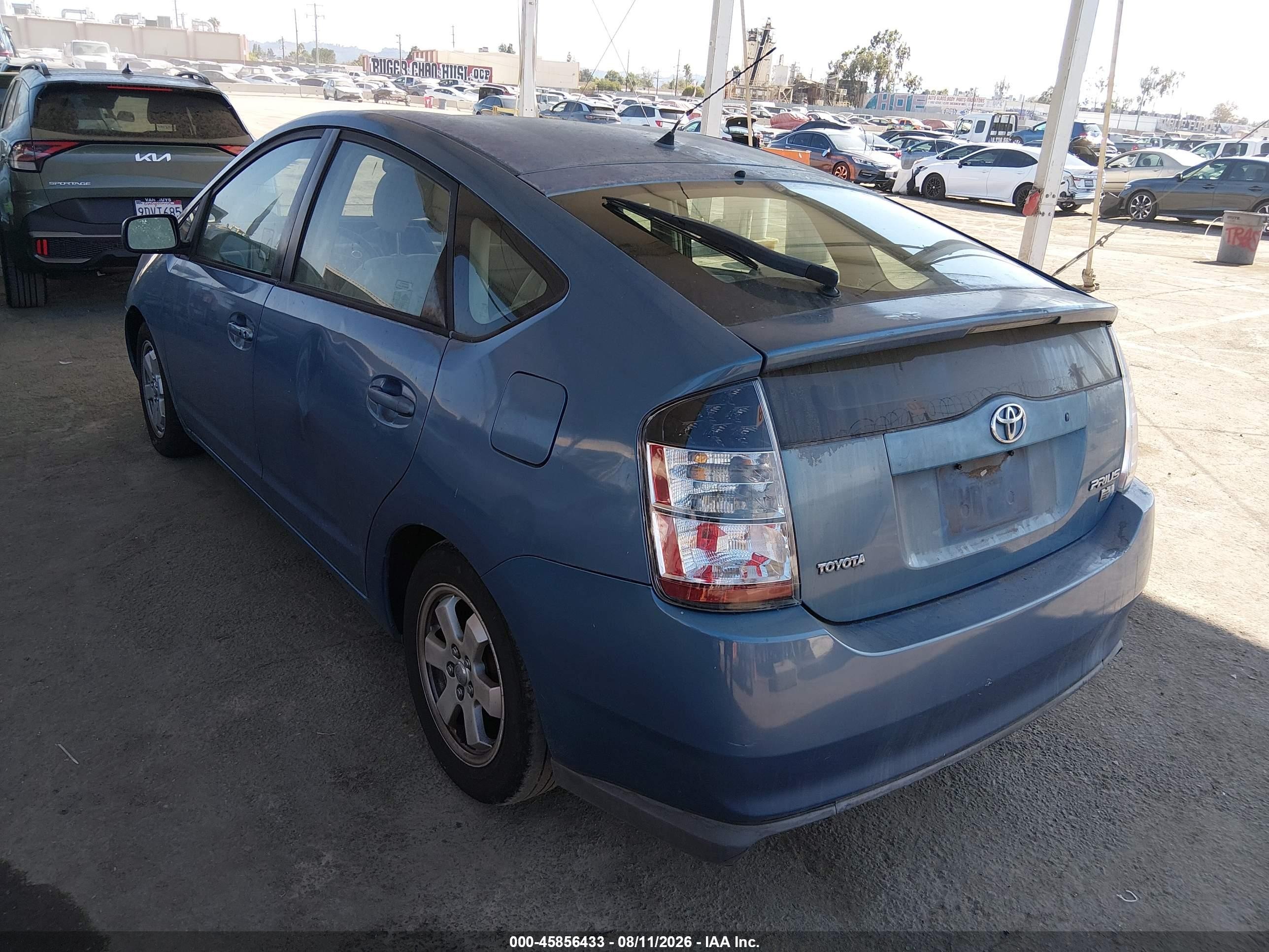 2005 Toyota Prius Light Blue vin: JTDKB20U853034825