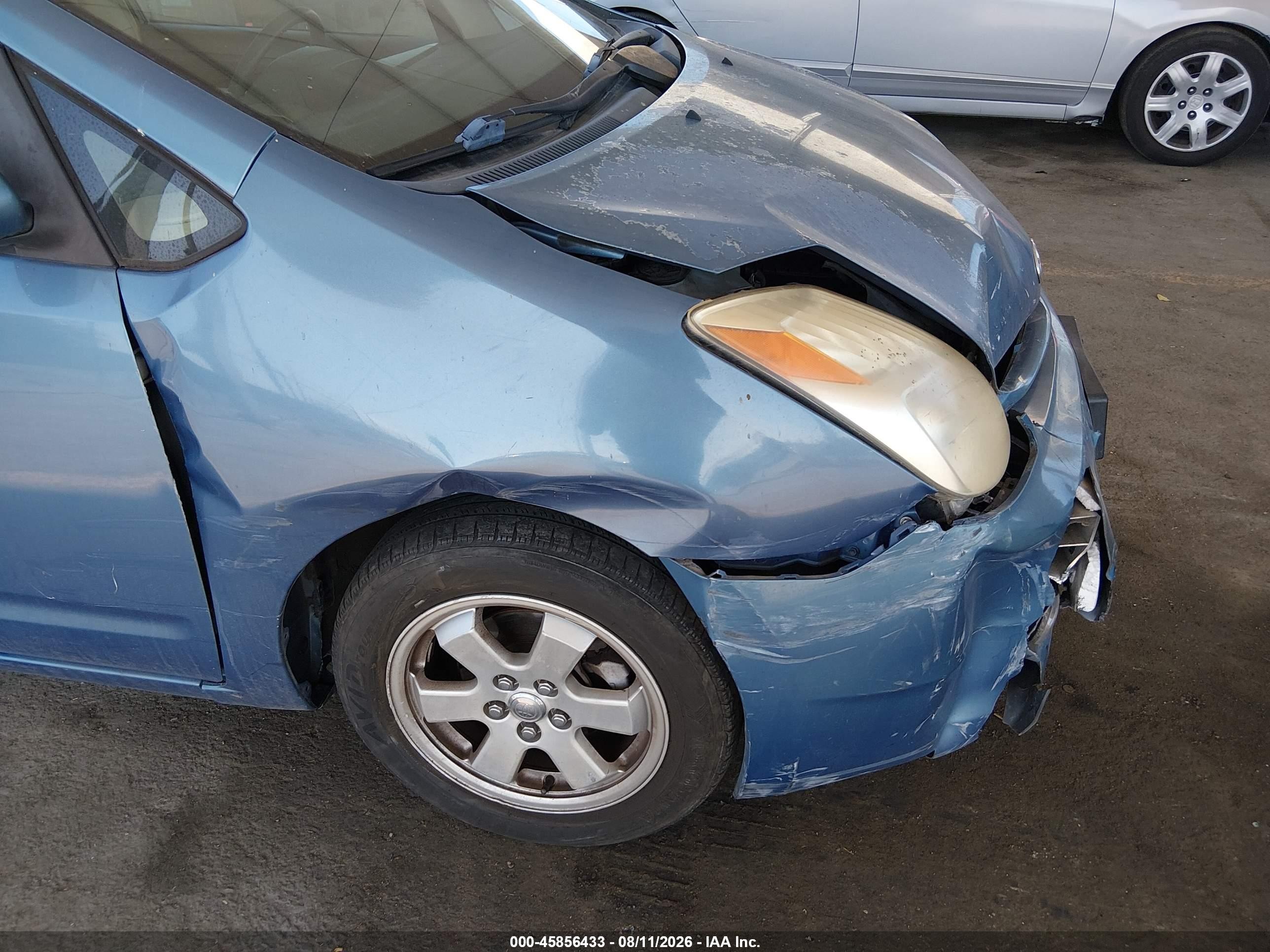 2005 Toyota Prius Light Blue vin: JTDKB20U853034825