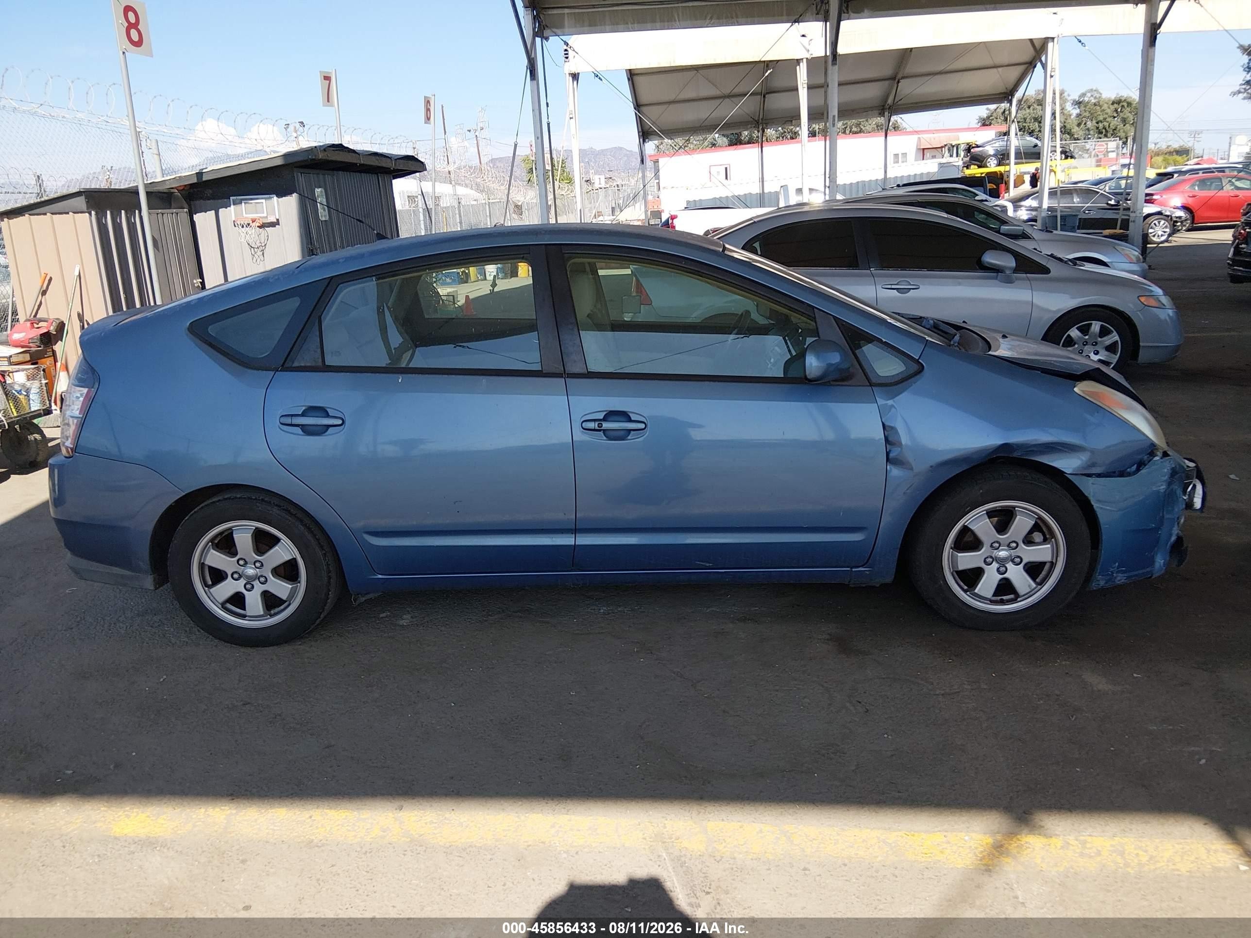 2005 Toyota Prius Light Blue vin: JTDKB20U853034825