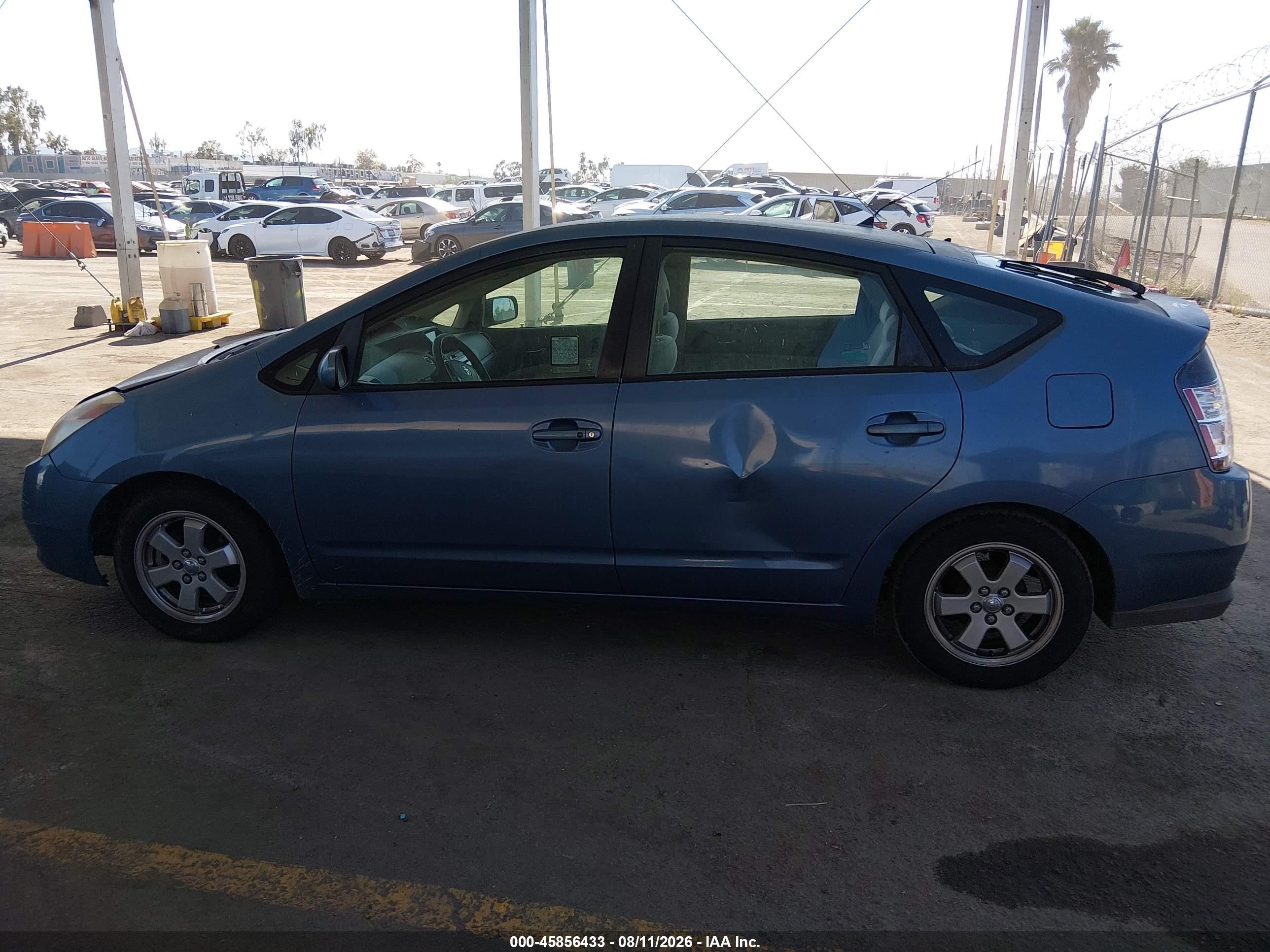 2005 Toyota Prius Light Blue vin: JTDKB20U853034825