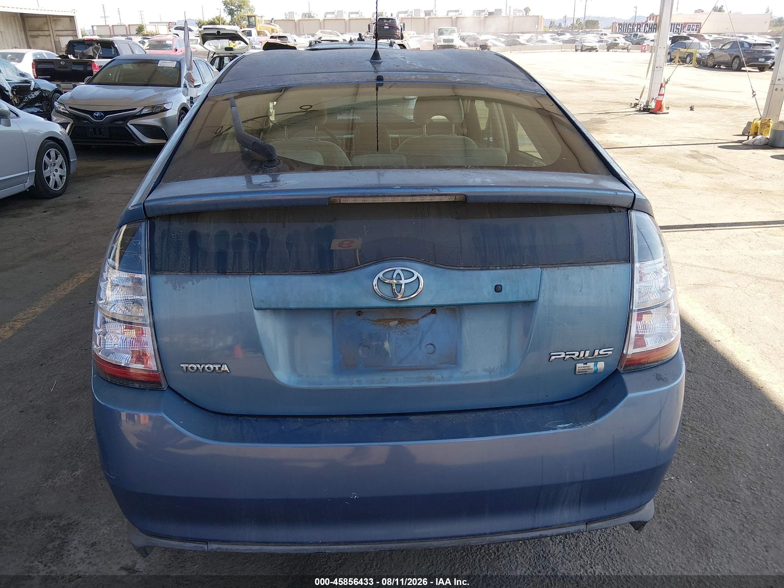 2005 Toyota Prius Light Blue vin: JTDKB20U853034825