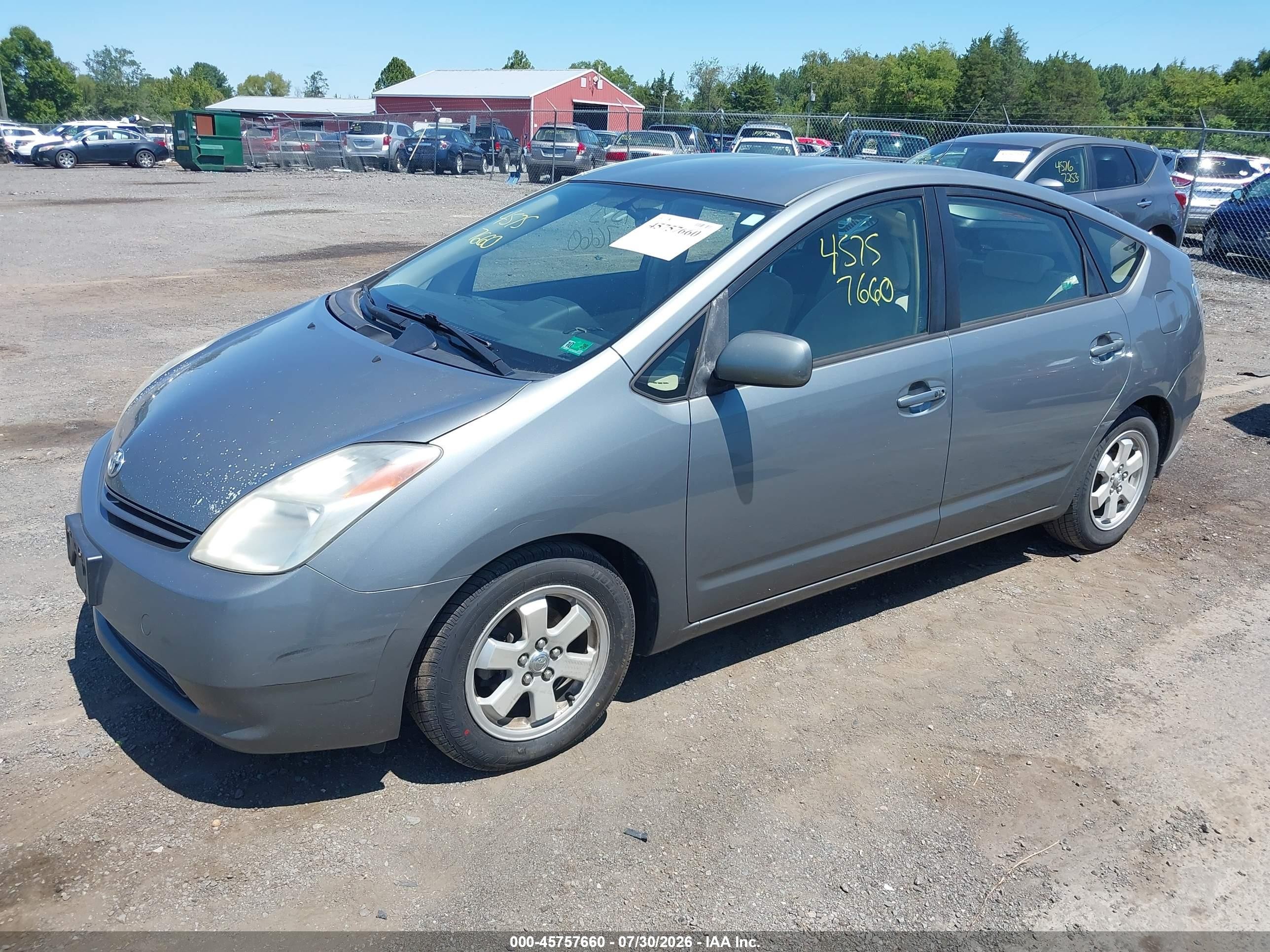 2005 Toyota Prius   Gray vin: JTDKB20U853041399