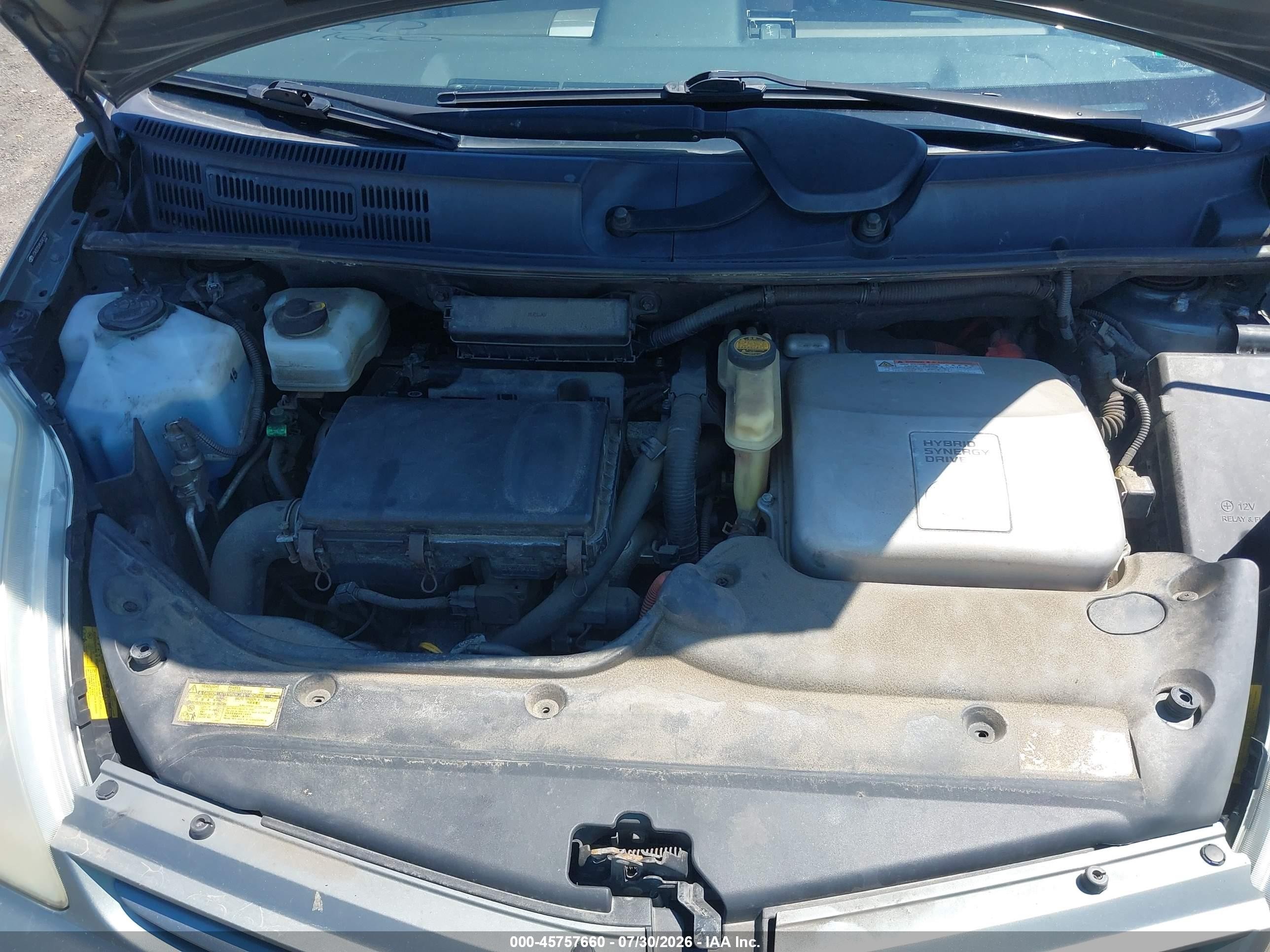 2005 Toyota Prius   Gray vin: JTDKB20U853041399