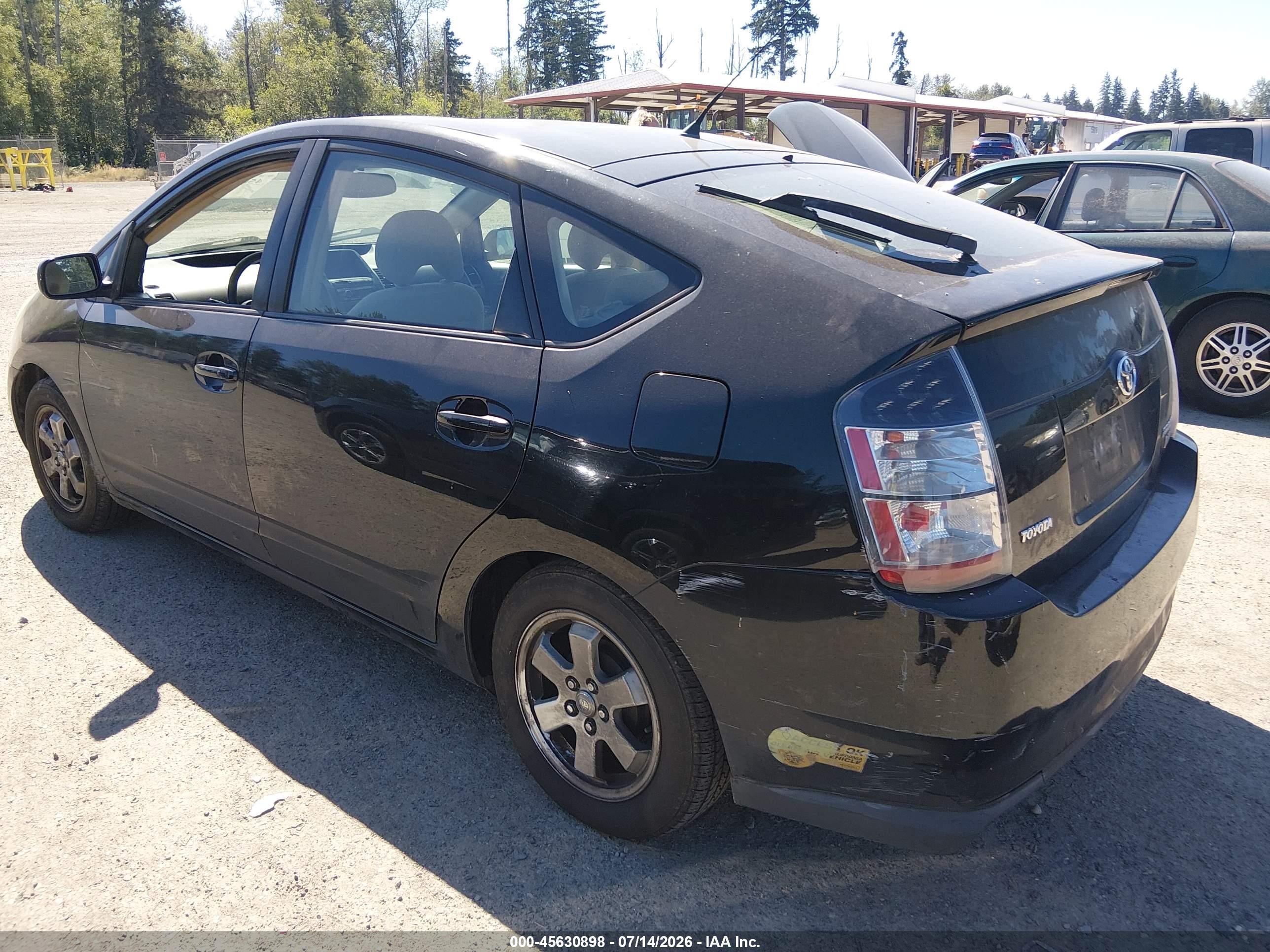 2005 Toyota Prius   Black vin: JTDKB20U853060065