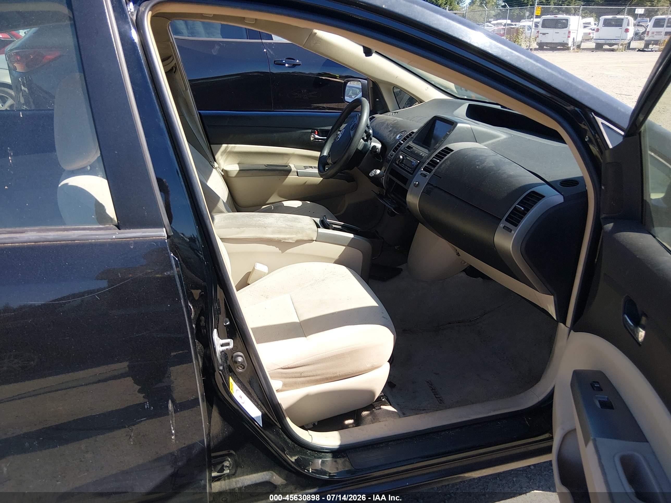 2005 Toyota Prius   Black vin: JTDKB20U853060065