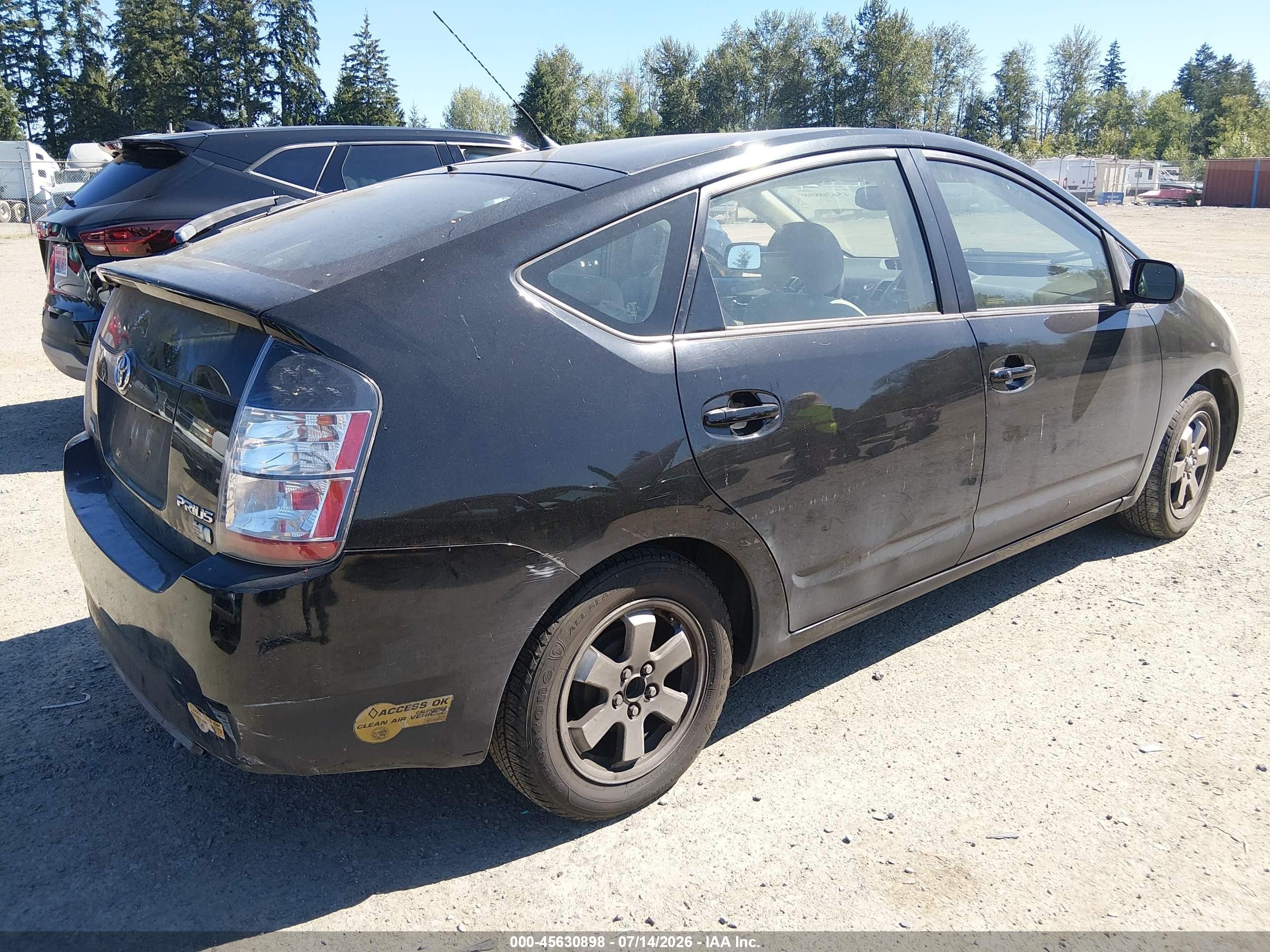 2005 Toyota Prius   Black vin: JTDKB20U853060065