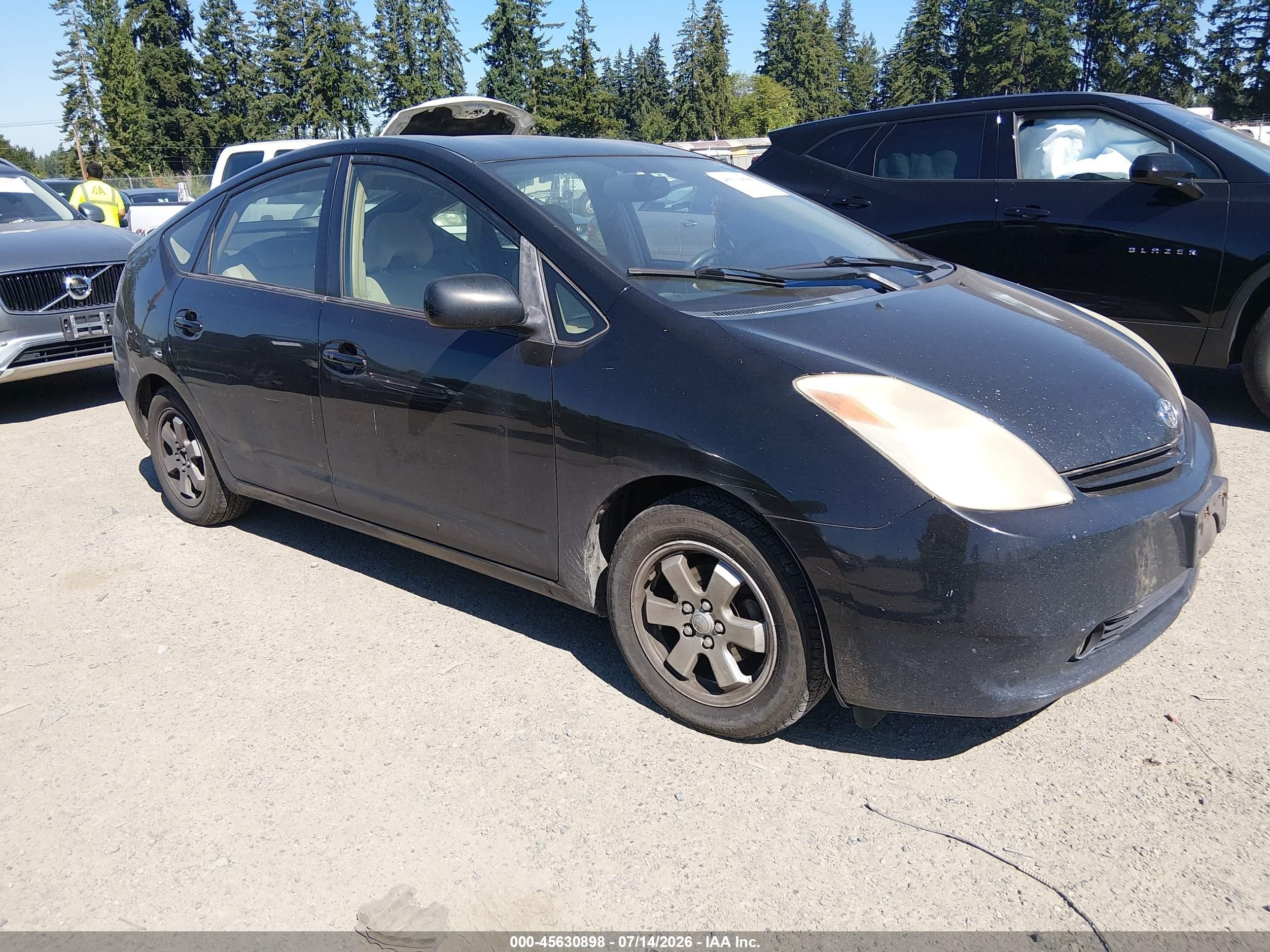 2005 Toyota Prius   Black vin: JTDKB20U853060065