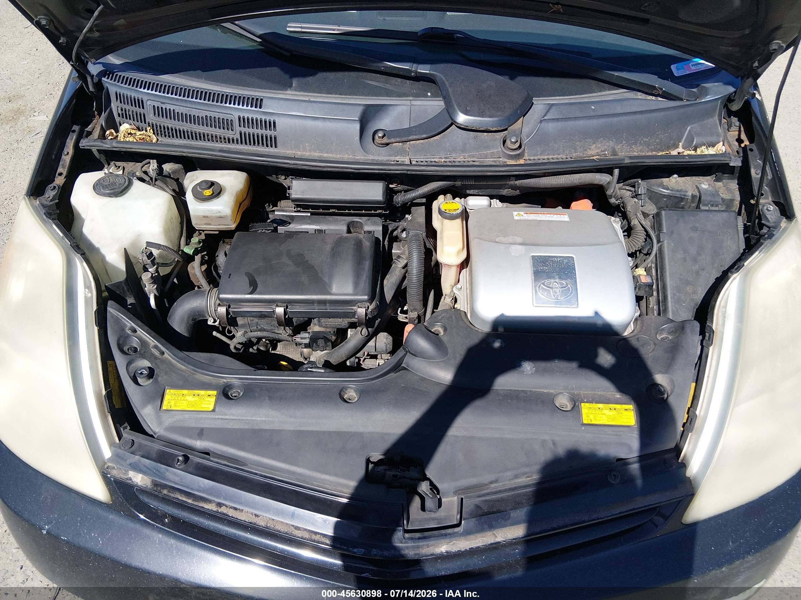 2005 Toyota Prius   Black vin: JTDKB20U853060065