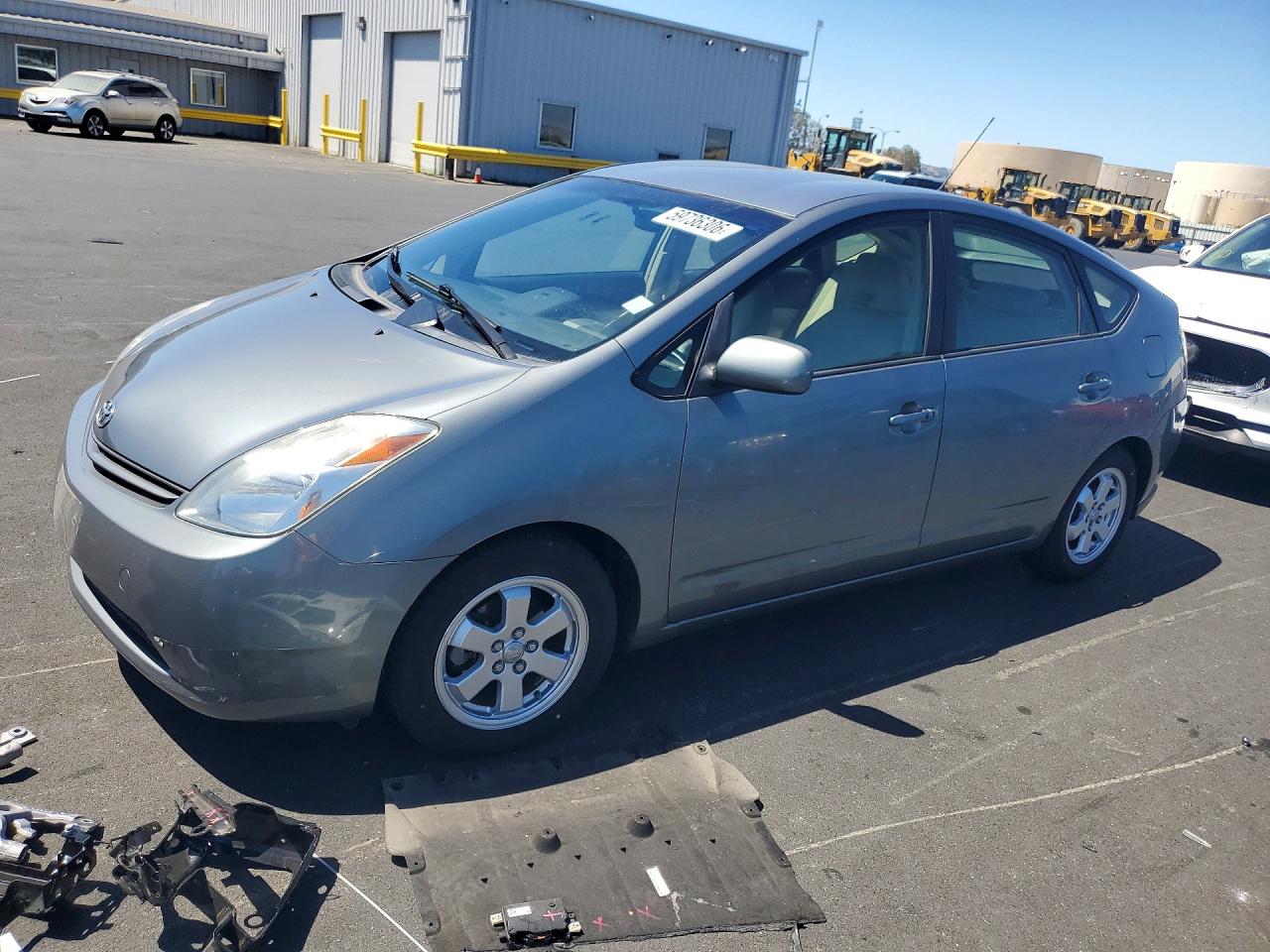 2005 Toyota Prius Base Gray vin: JTDKB20U853079537