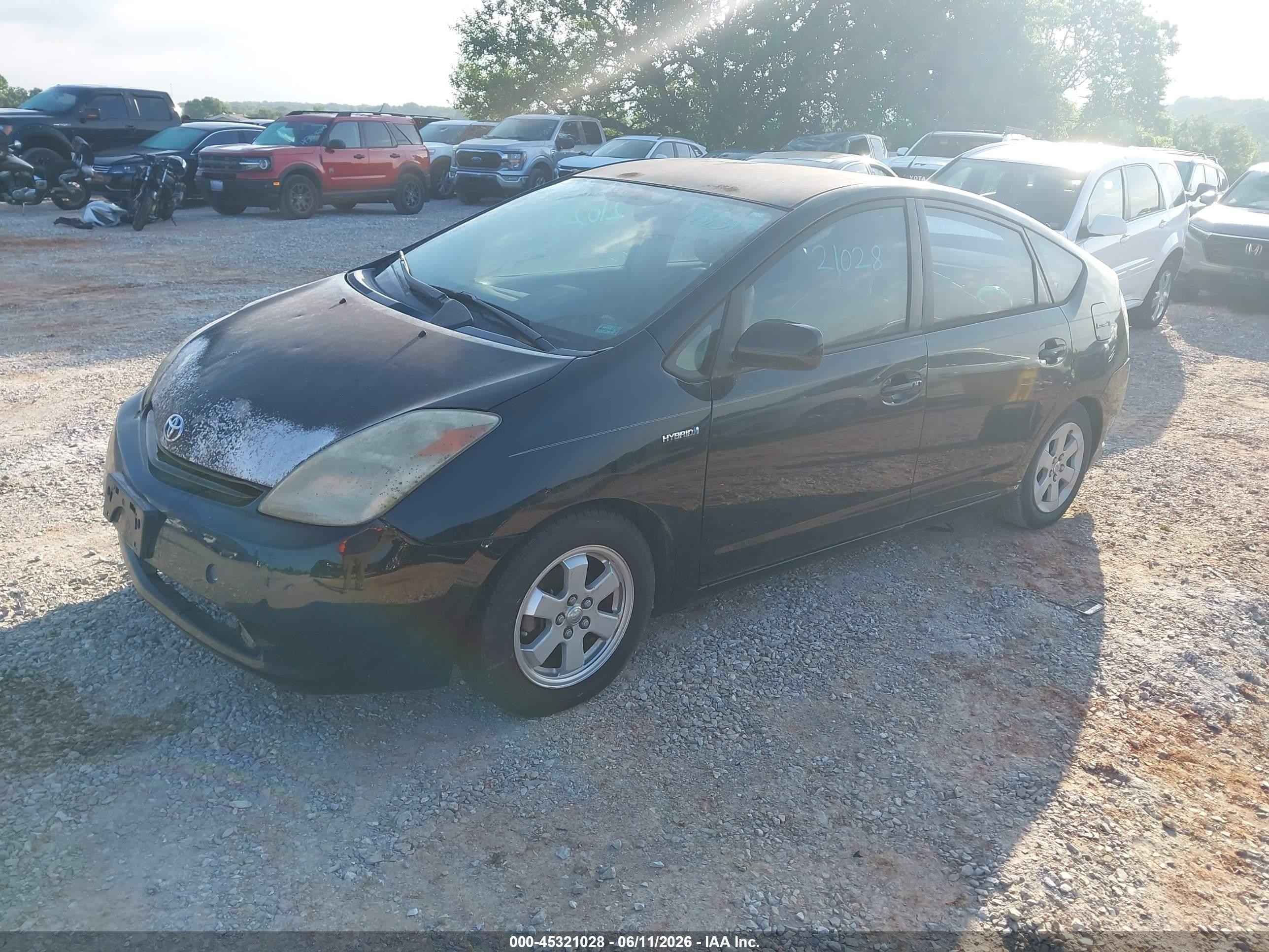 2005 Toyota Prius Черный vin: JTDKB20U853103223