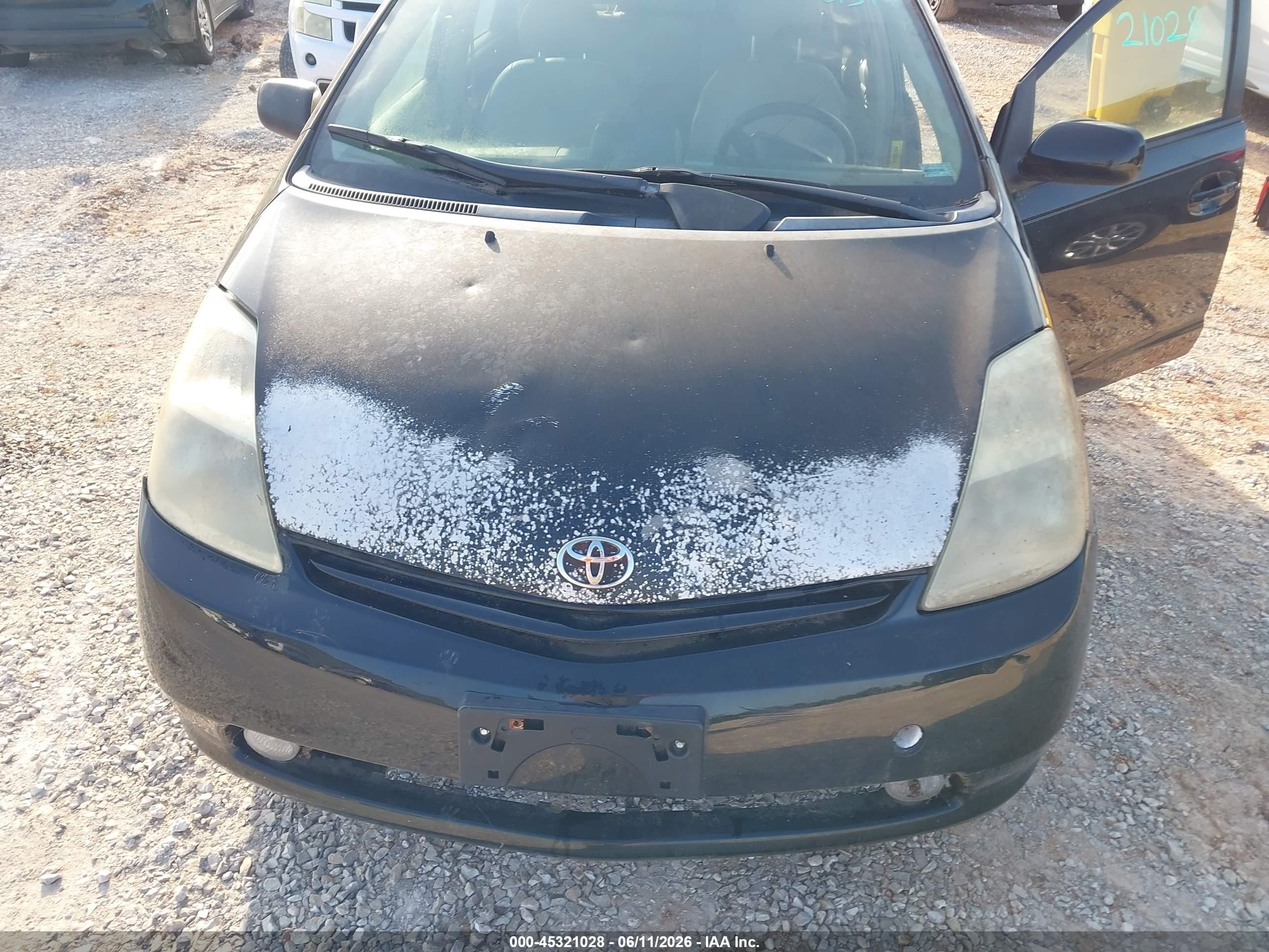 2005 Toyota Prius Черный vin: JTDKB20U853103223