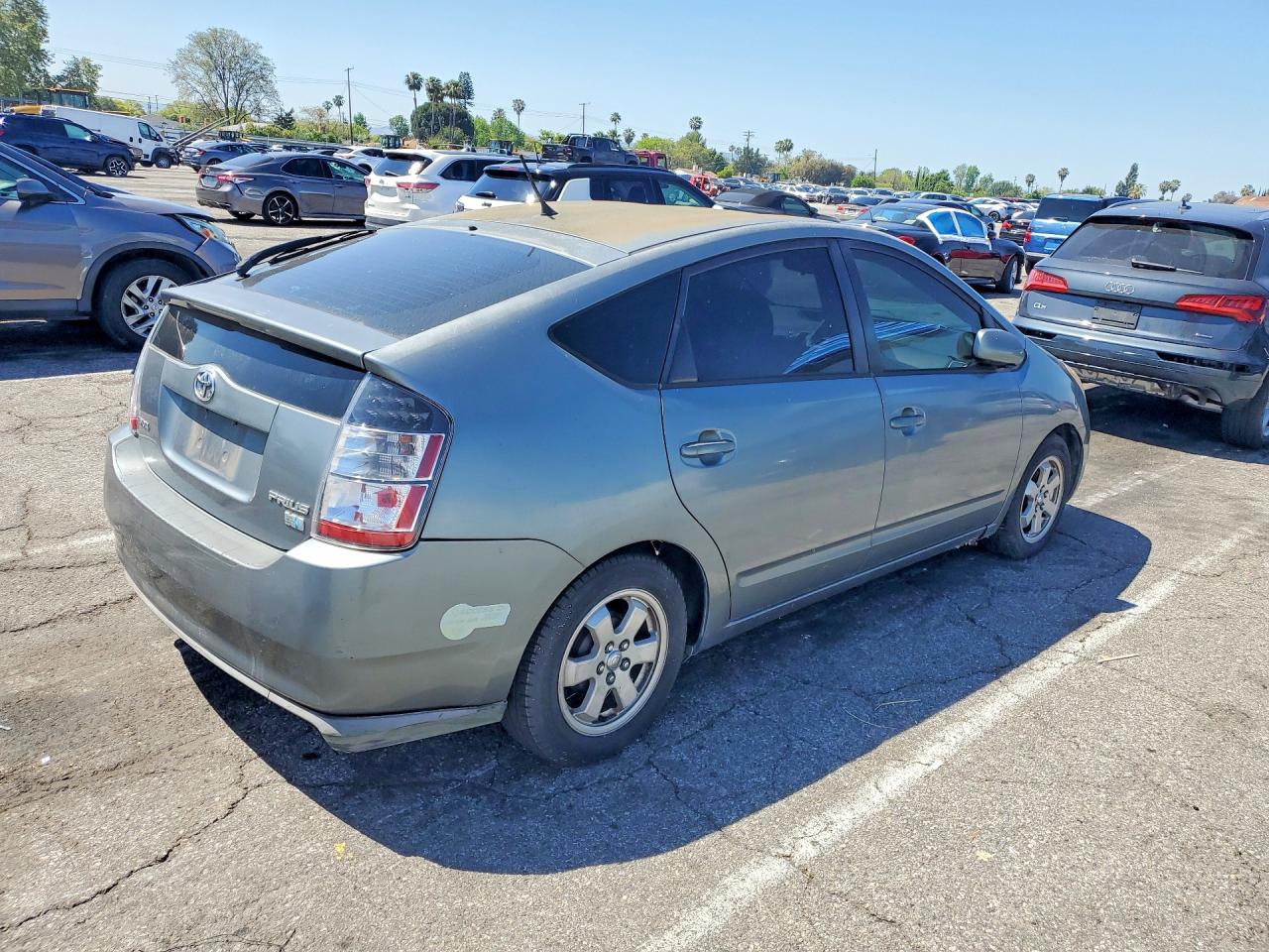 2005 Toyota Prius Base Green vin: JTDKB20U853104145