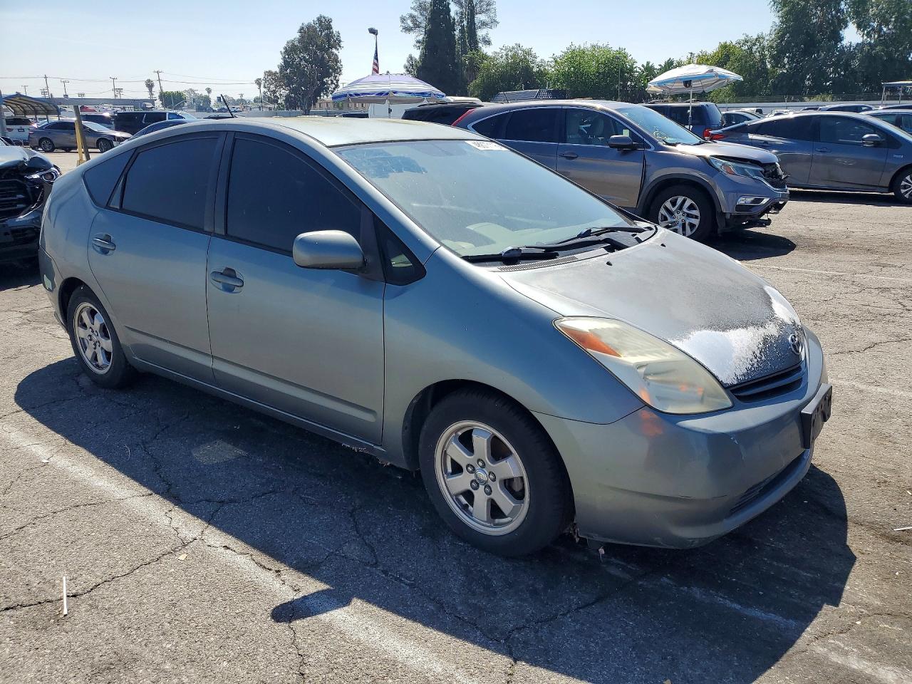 2005 Toyota Prius Base Green vin: JTDKB20U853104145