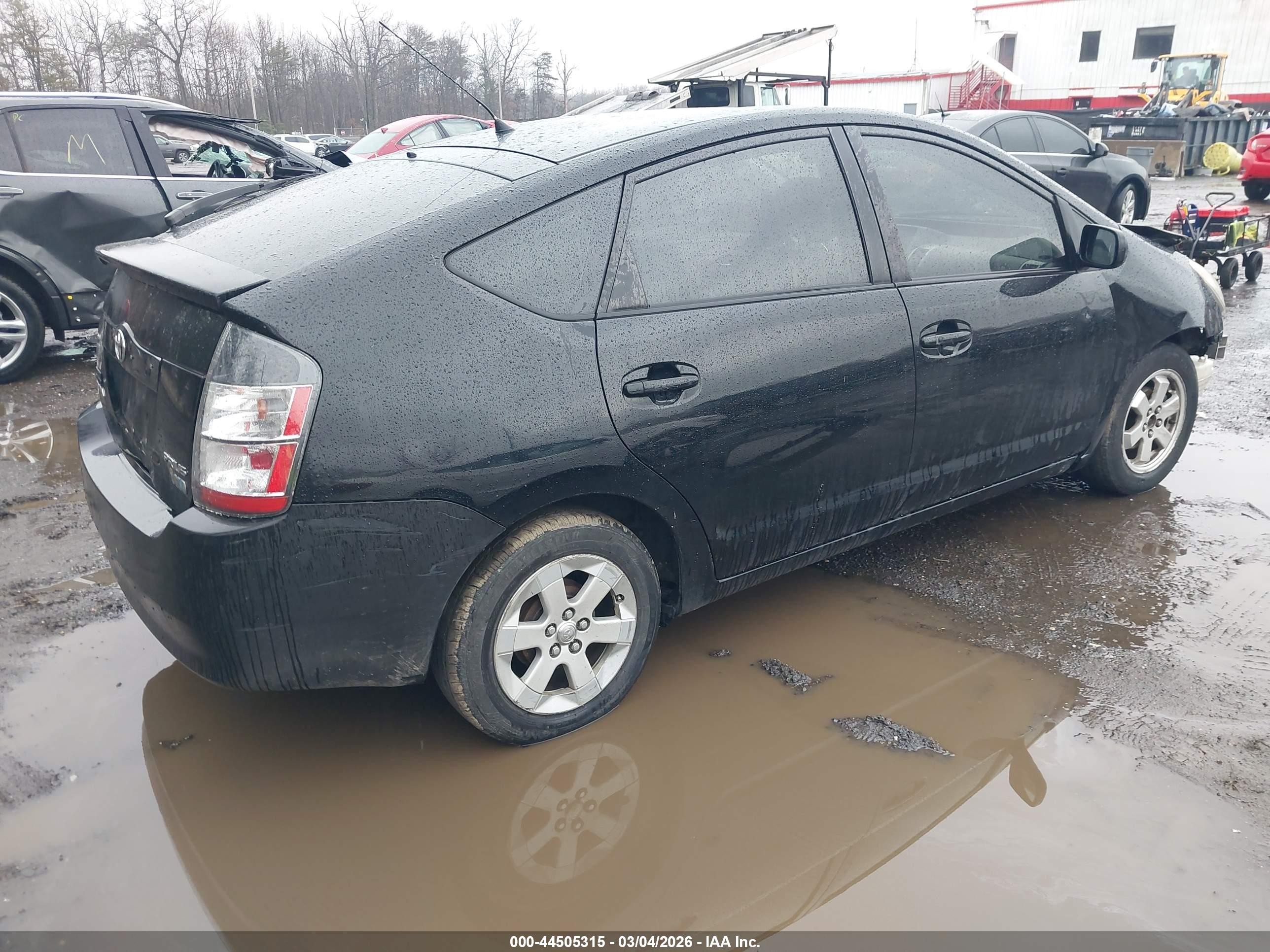 2005 Toyota Prius Black vin: JTDKB20U853107577