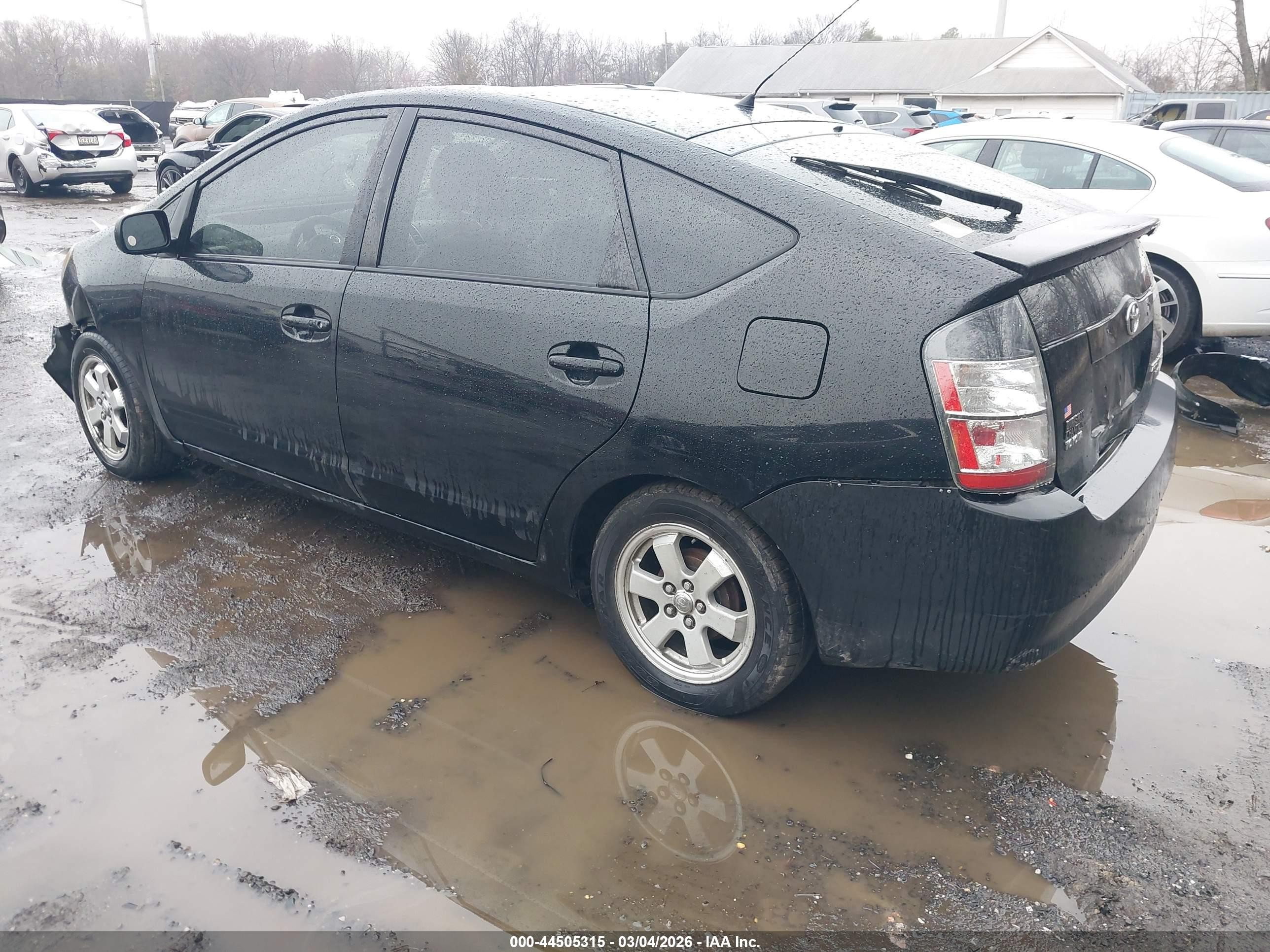 2005 Toyota Prius Black vin: JTDKB20U853107577