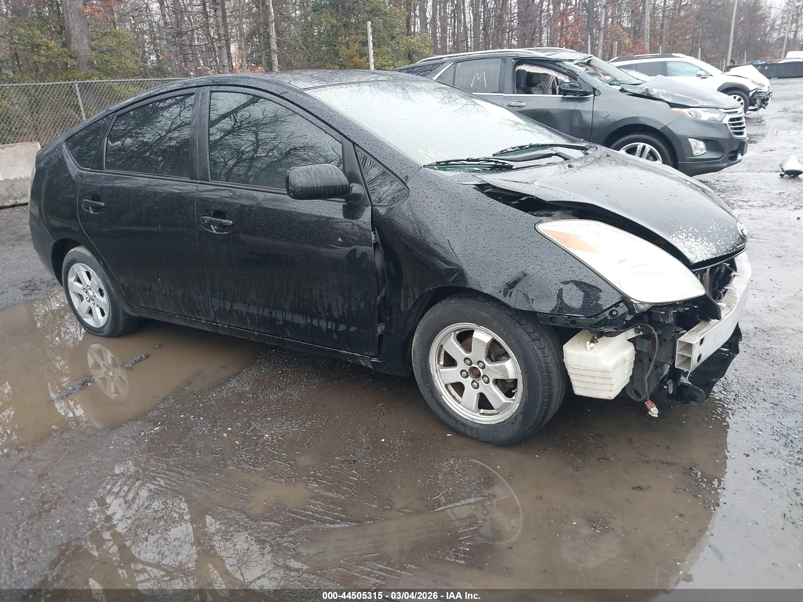 2005 Toyota Prius Black vin: JTDKB20U853107577