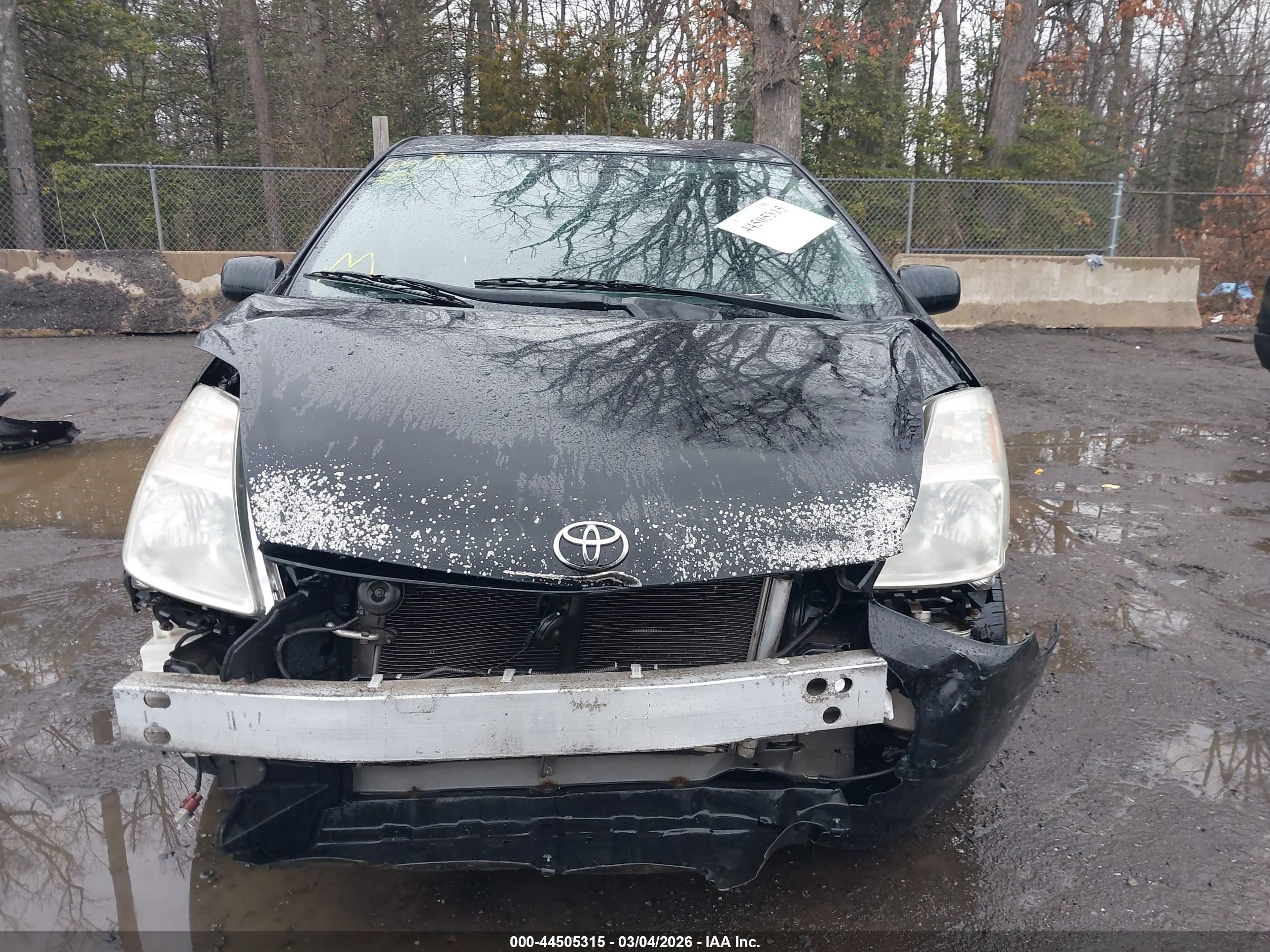 2005 Toyota Prius Black vin: JTDKB20U853107577