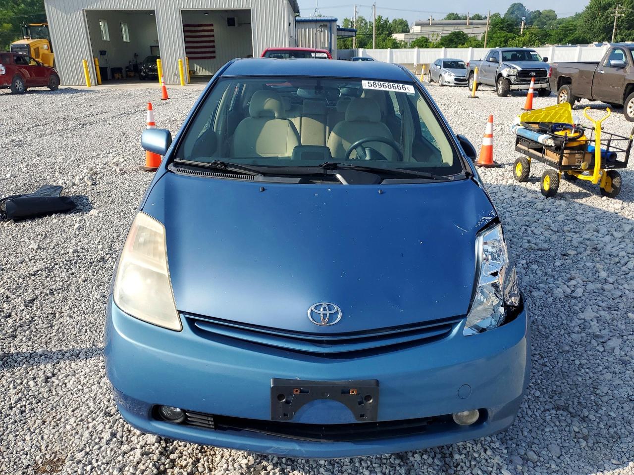 2005 Toyota Prius Base Blue vin: JTDKB20U857034168