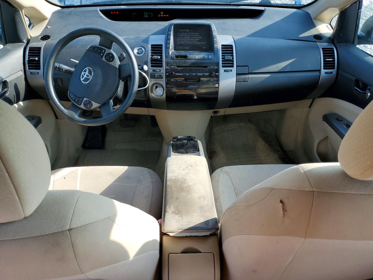 2005 Toyota Prius Base Blue vin: JTDKB20U857034168