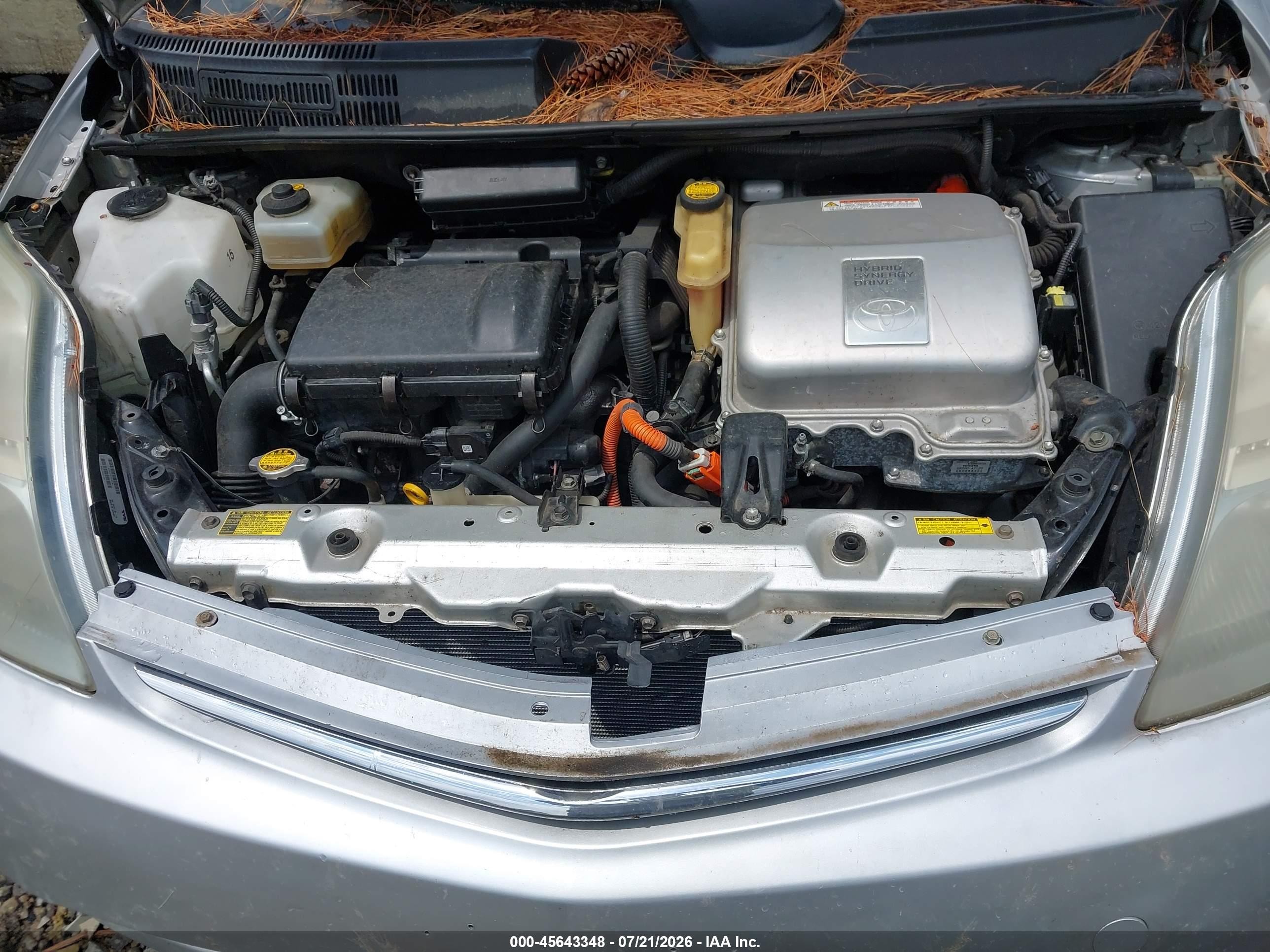 2006 Toyota Prius   Silver vin: JTDKB20U863131105