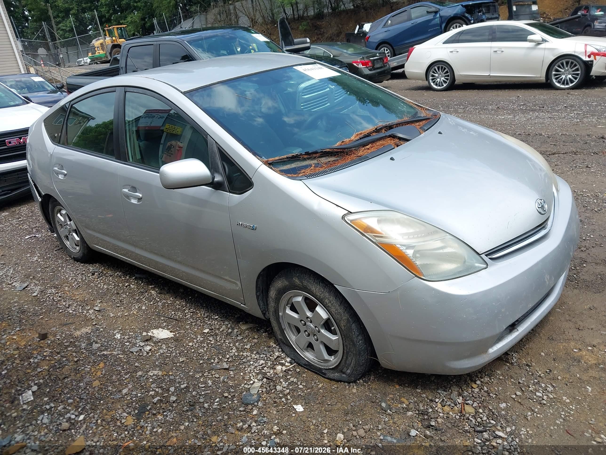 2006 Toyota Prius   Silver vin: JTDKB20U863131105