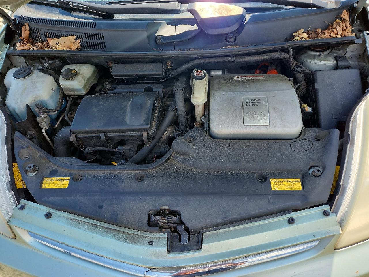 2006 Toyota Prius Base Green vin: JTDKB20U863131329