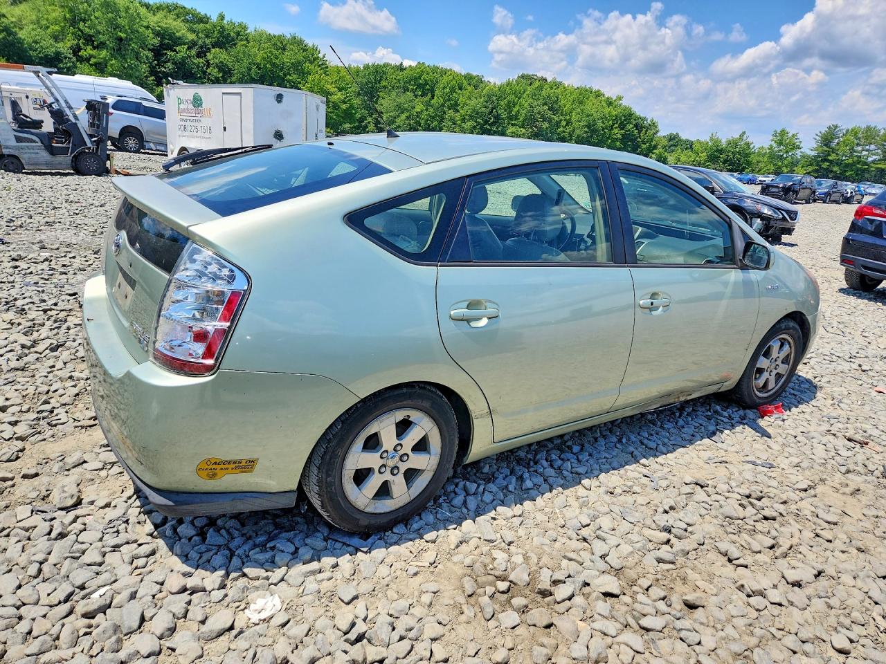 2006 Toyota Prius Base Green vin: JTDKB20U863131329
