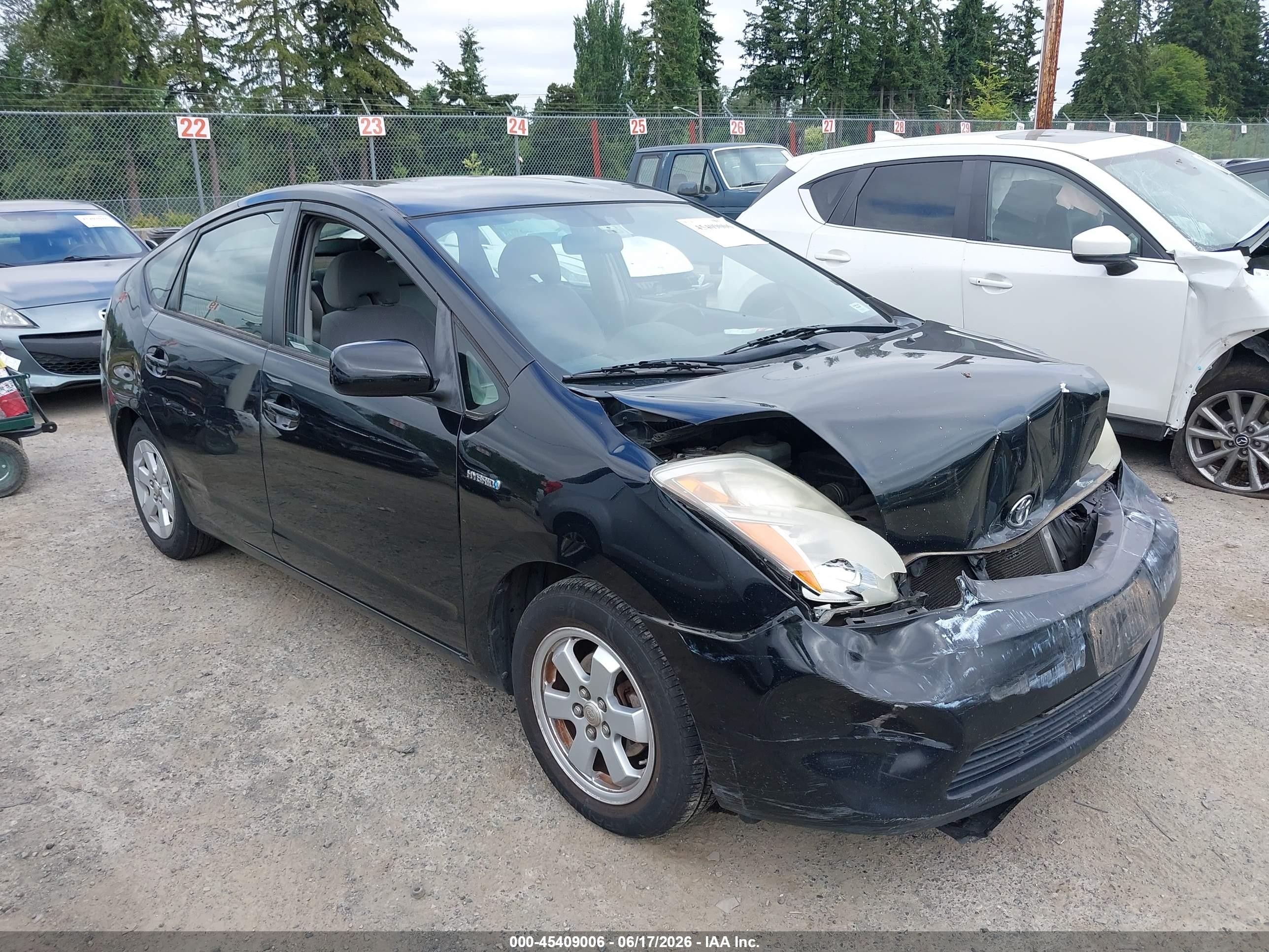 2006 Toyota Prius   Black vin: JTDKB20U863136028