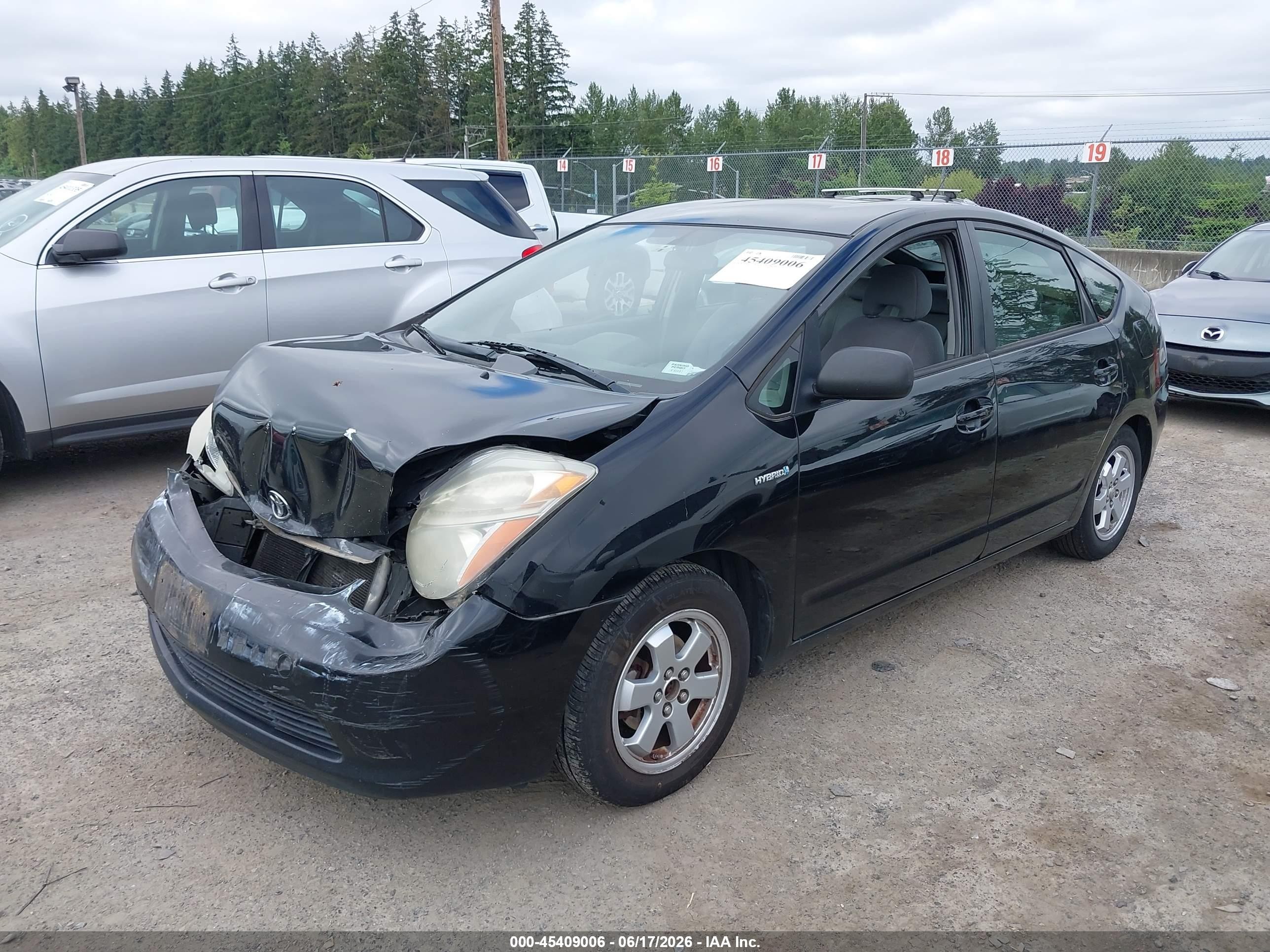 2006 Toyota Prius   Black vin: JTDKB20U863136028