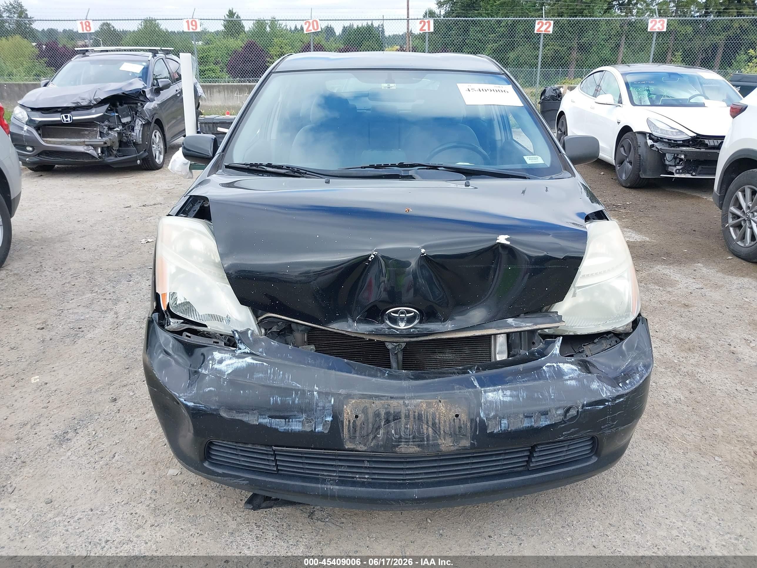 2006 Toyota Prius   Black vin: JTDKB20U863136028