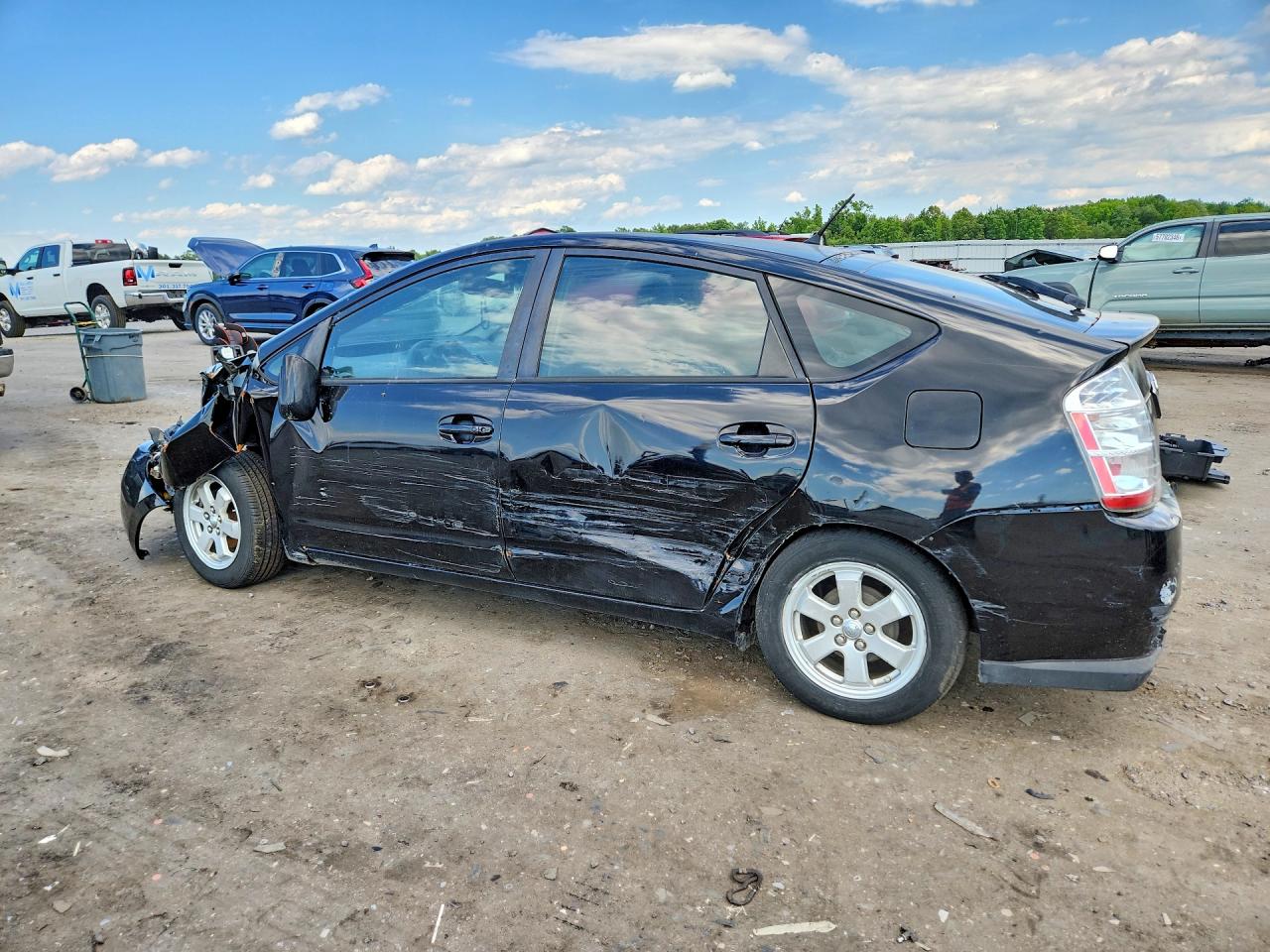 2006 Toyota Prius Base Black vin: JTDKB20U863144503