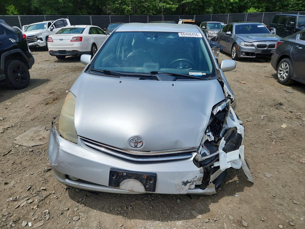 2006 Toyota Prius Base Silver vin: JTDKB20U863155372