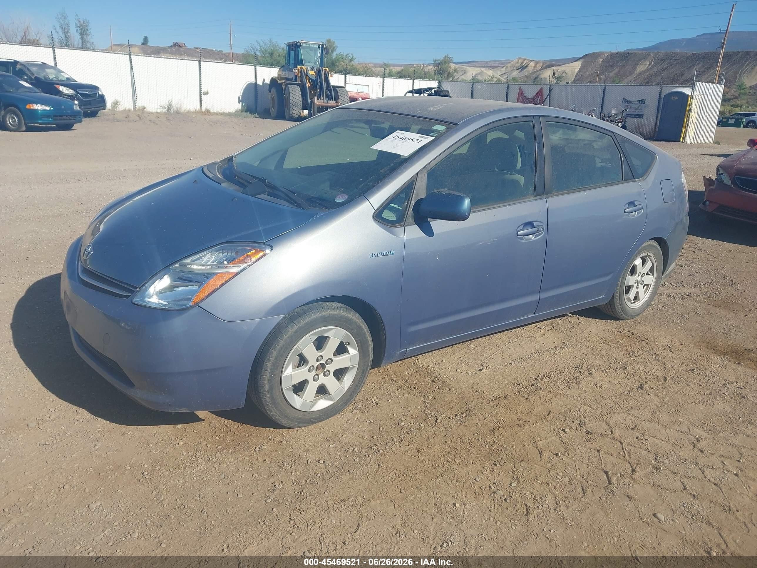 2006 Toyota Prius   Blue vin: JTDKB20U863169479