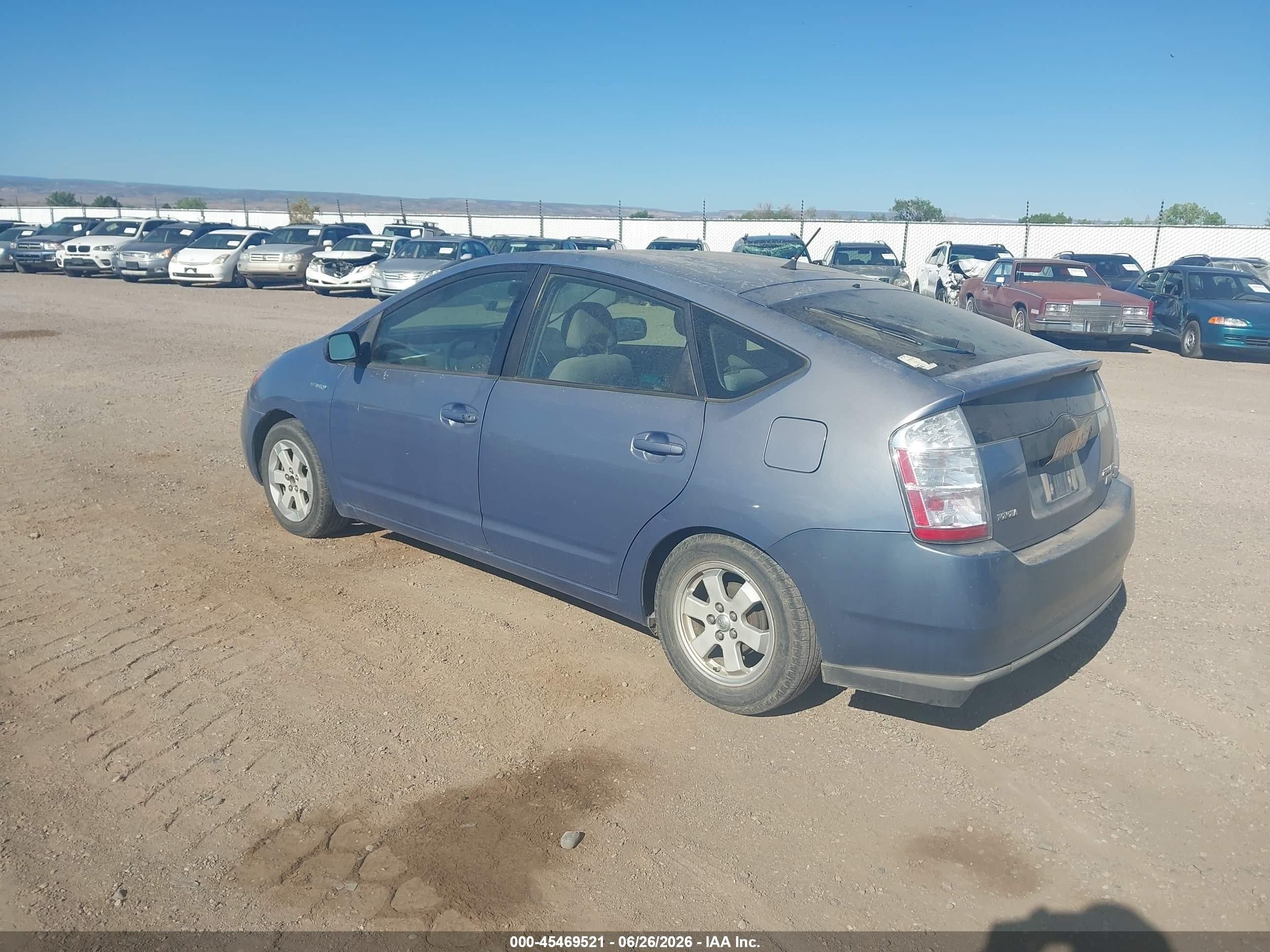 2006 Toyota Prius   Blue vin: JTDKB20U863169479