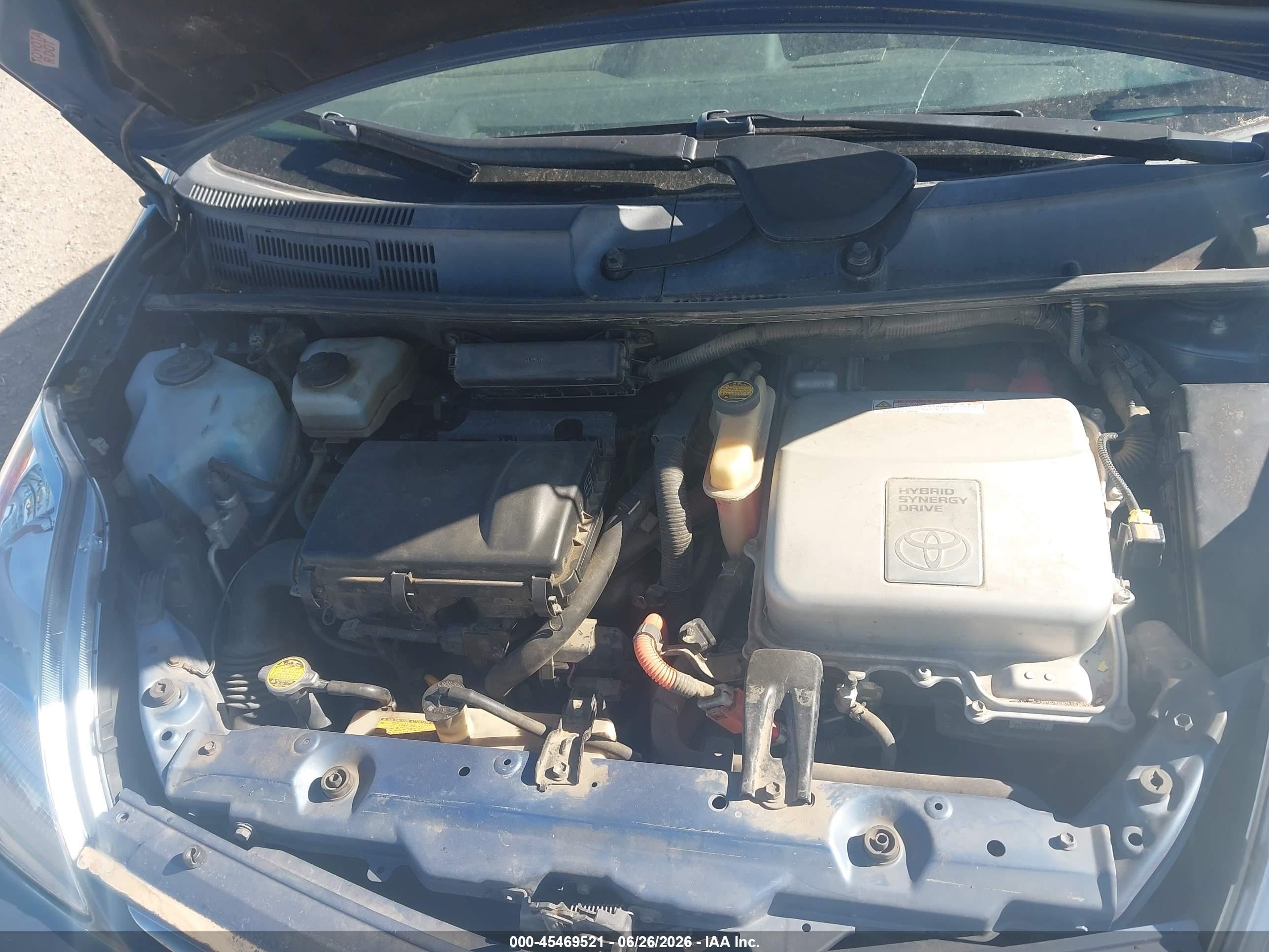 2006 Toyota Prius   Blue vin: JTDKB20U863169479