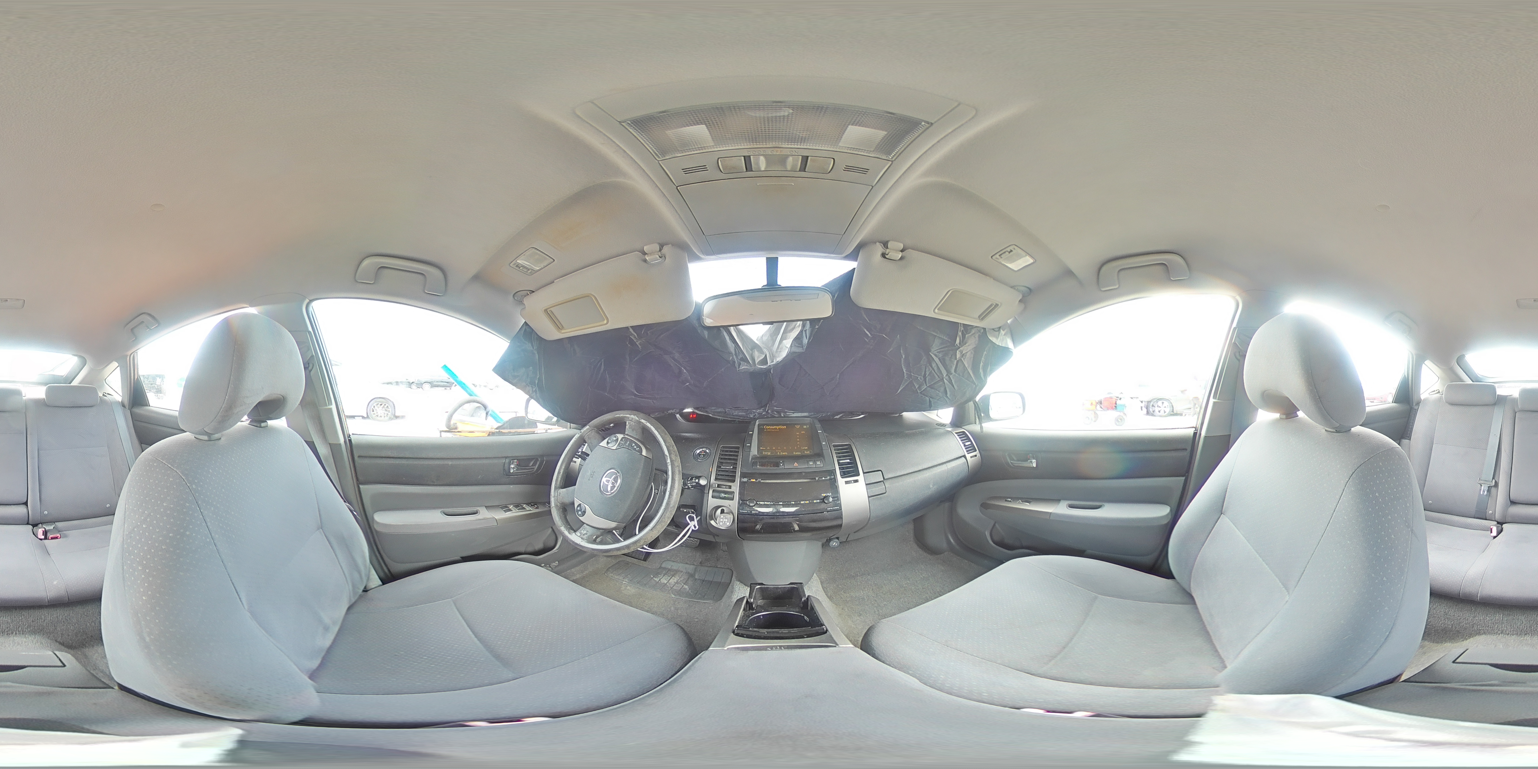 2006 Toyota Prius Base Gray vin: JTDKB20U863196584