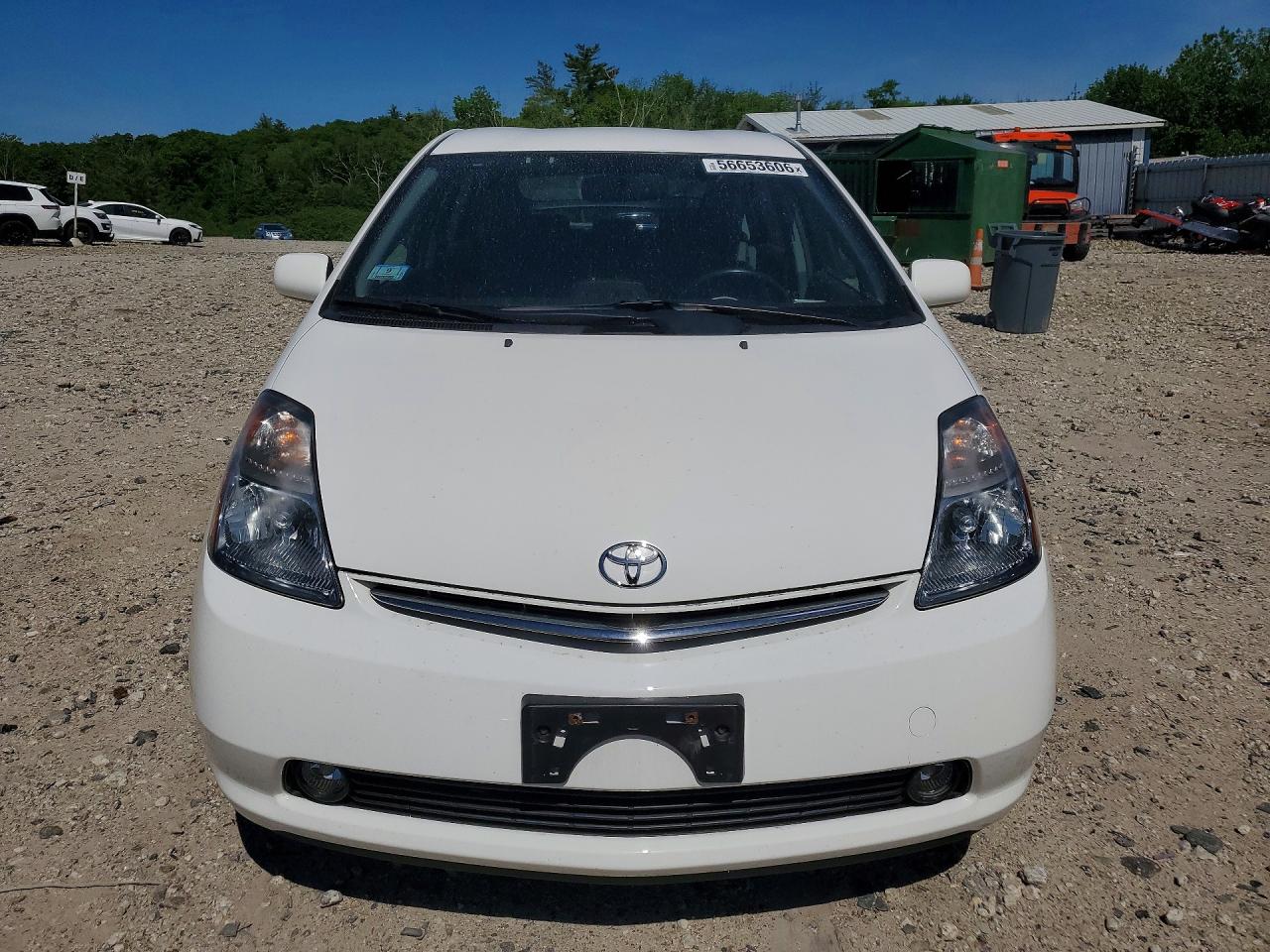 2006 Toyota Prius Base White vin: JTDKB20U863201864