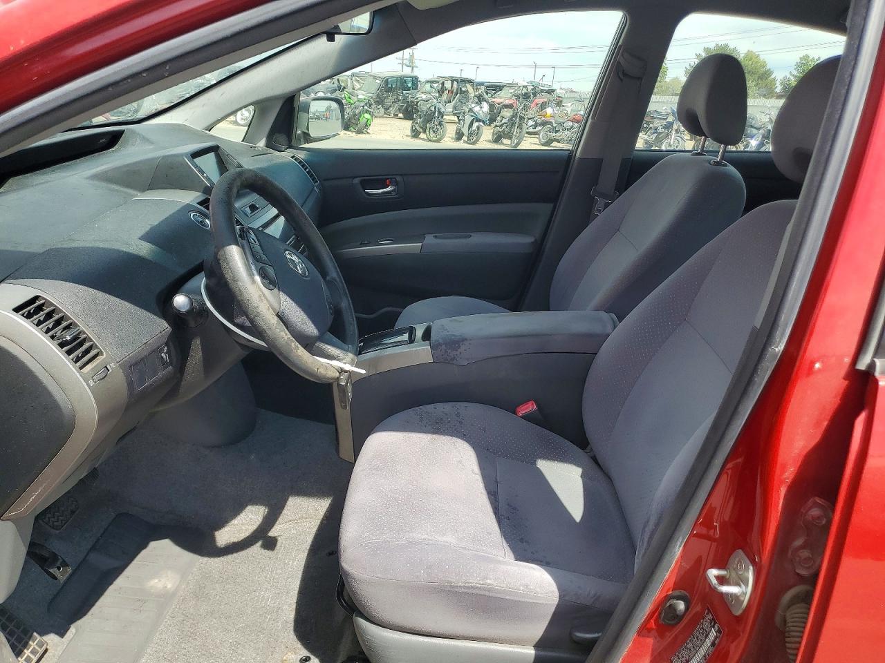 2006 Toyota Prius Base Red vin: JTDKB20U867063431