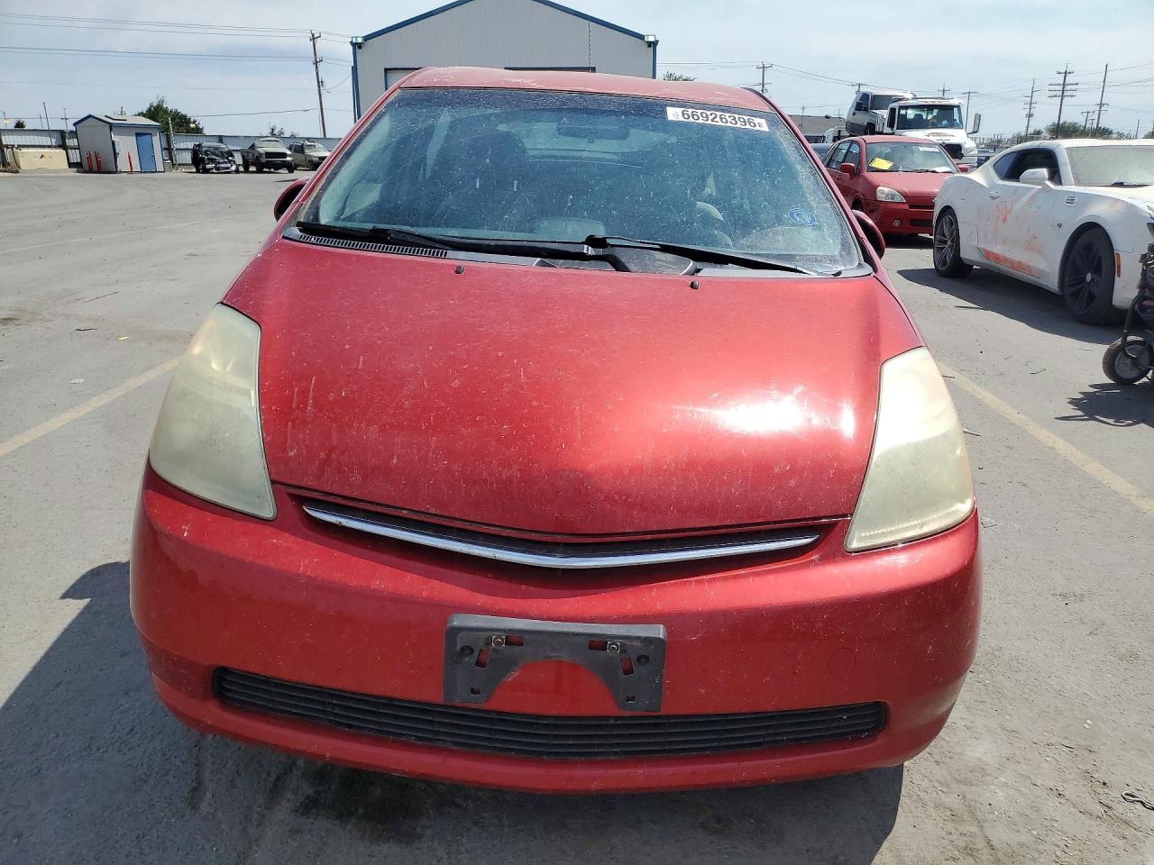 2006 Toyota Prius Base Red vin: JTDKB20U867063431