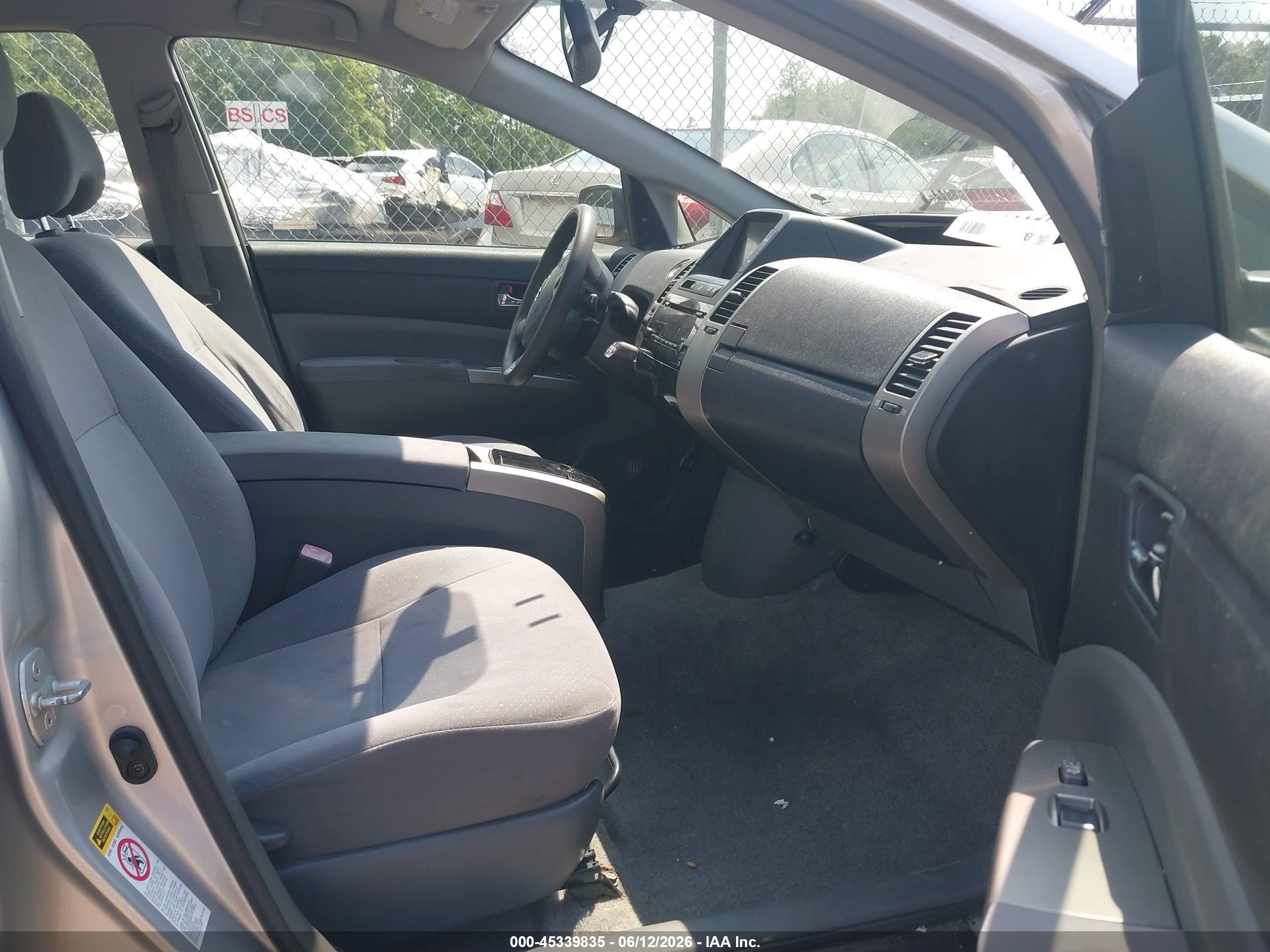 2006 Toyota Prius Silver vin: JTDKB20U867079788