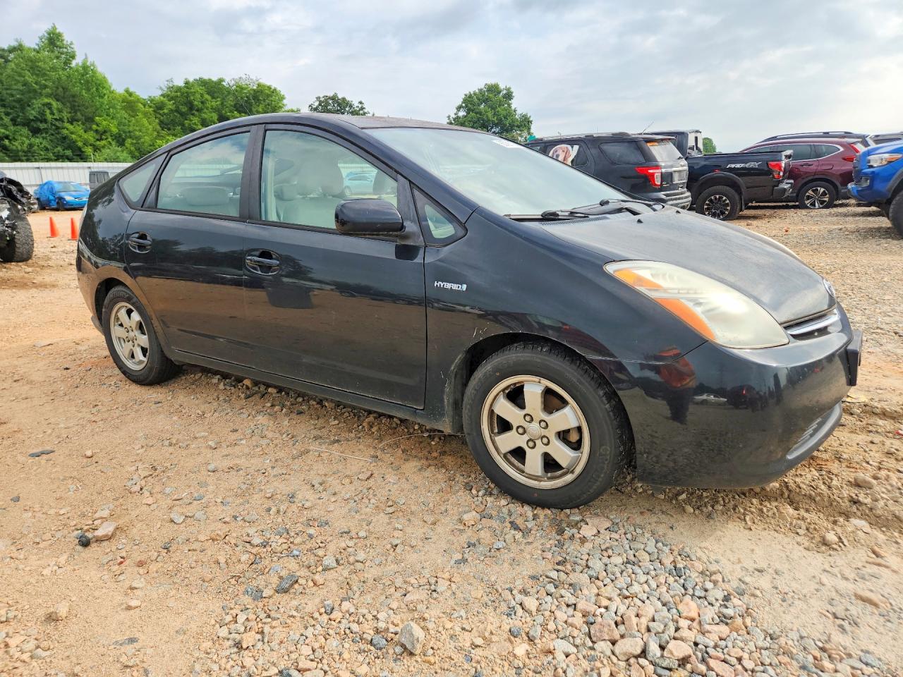 2006 Toyota Prius Base Black vin: JTDKB20U867082576