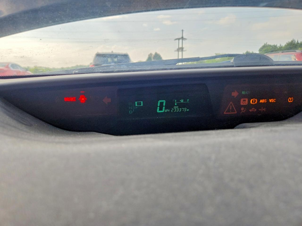 2006 Toyota Prius Base Black vin: JTDKB20U867082576