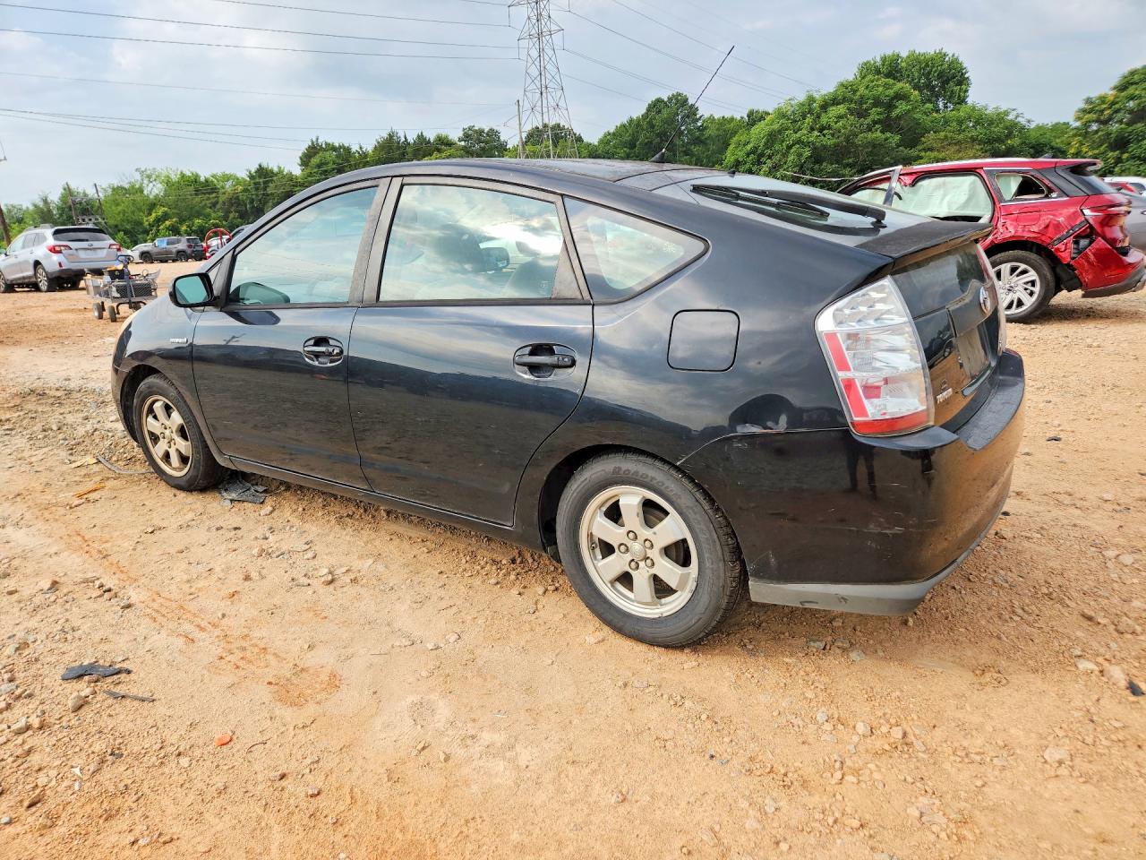 2006 Toyota Prius Base Black vin: JTDKB20U867082576