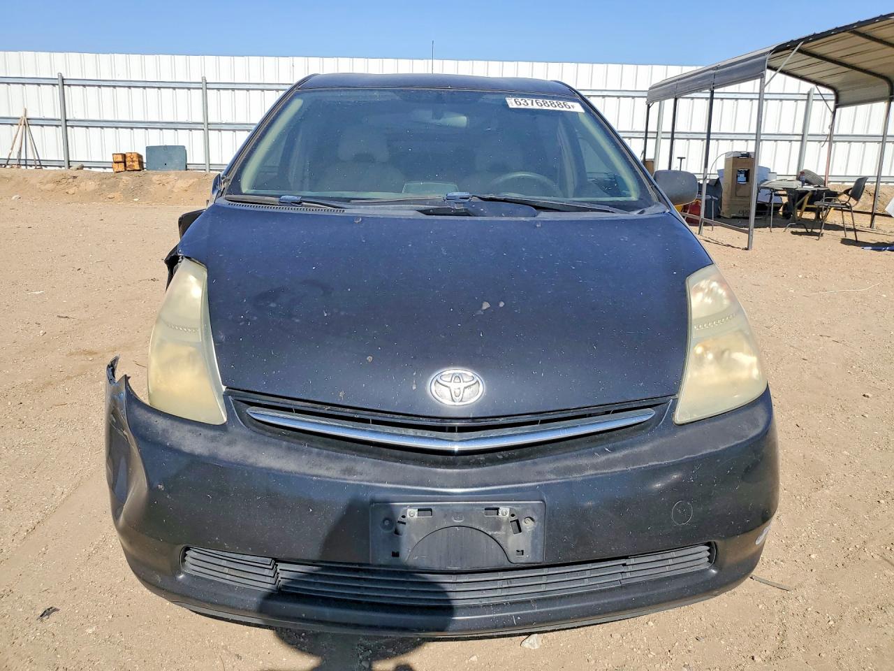 2006 Toyota Prius Base Black vin: JTDKB20U867515166
